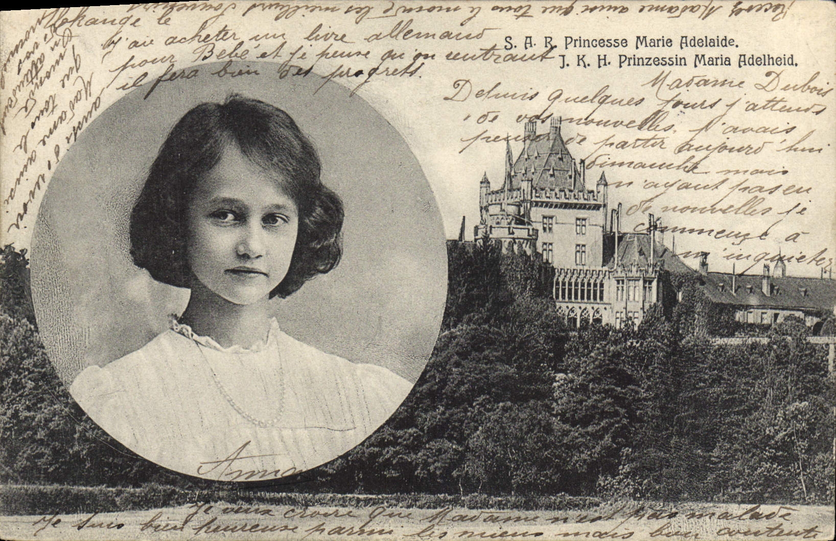 CPA SAR la princesse Marie Adelaide 