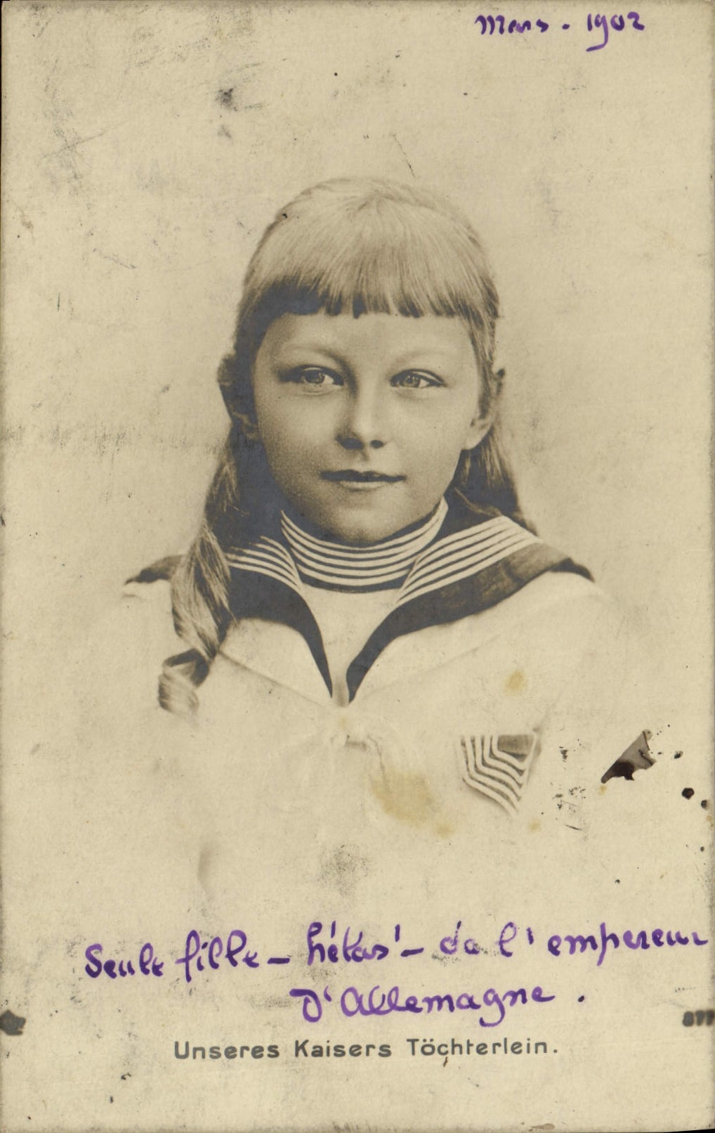 CPA Unseres Kaisers Tochterlein