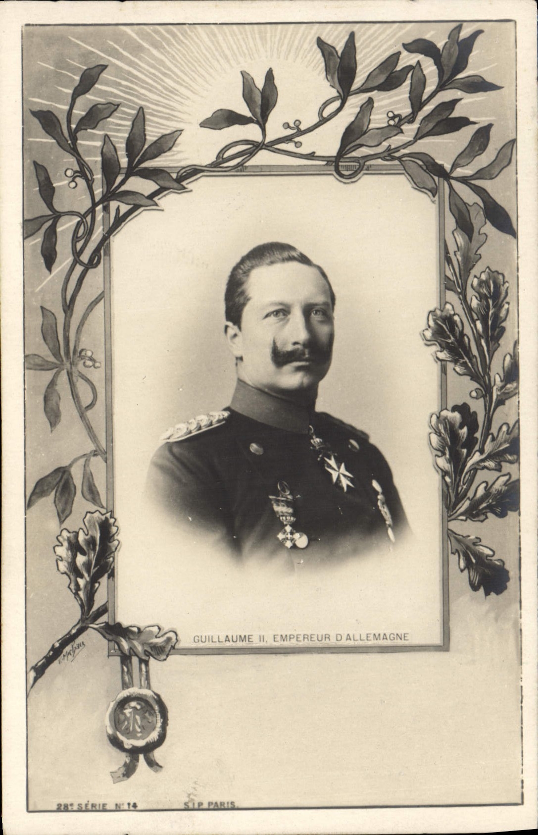 CPA Guillaume II Empereur d'Allemagne