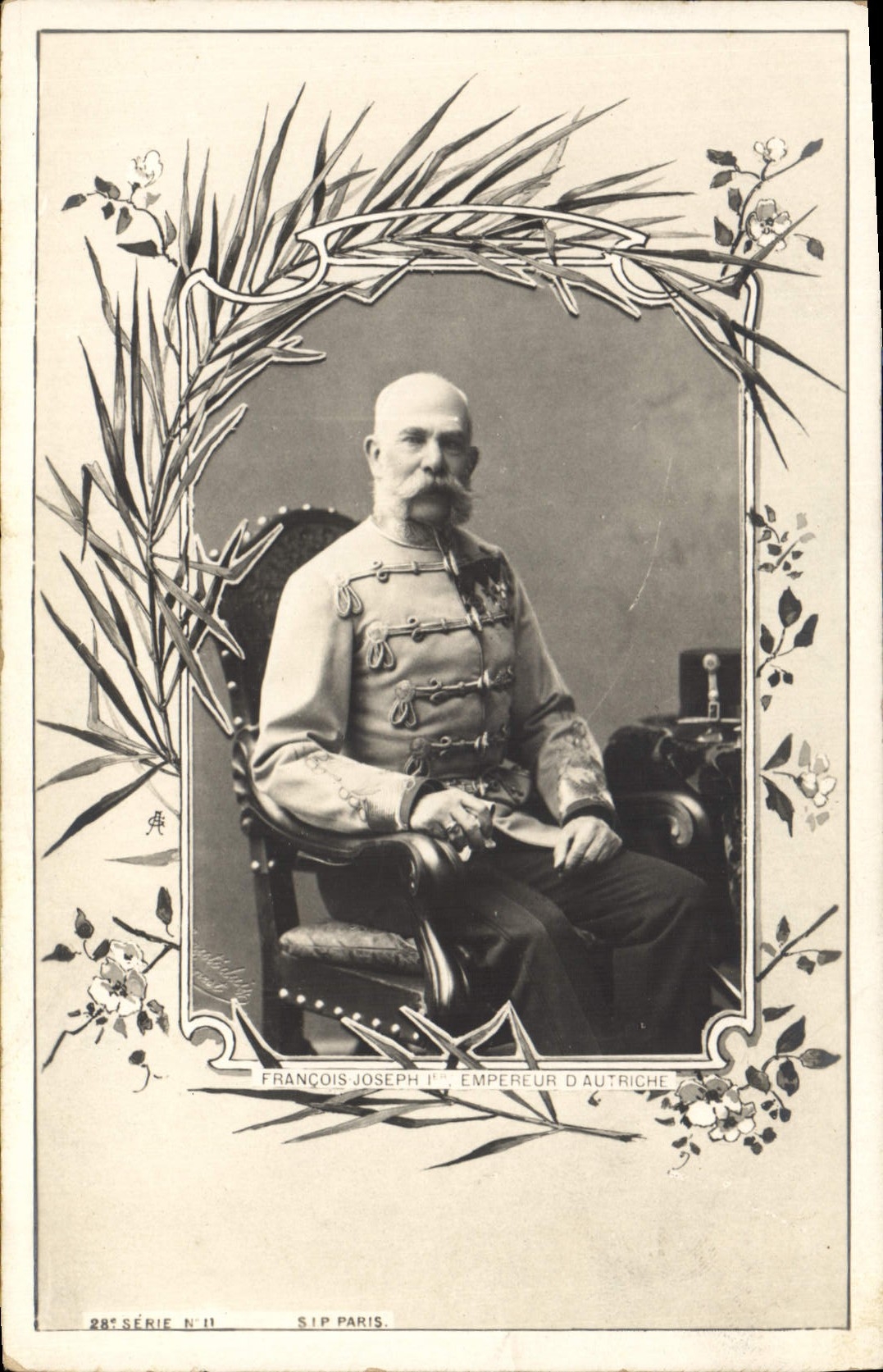 VINTAGE POSTCARD François Joseph I Emperor of Austria