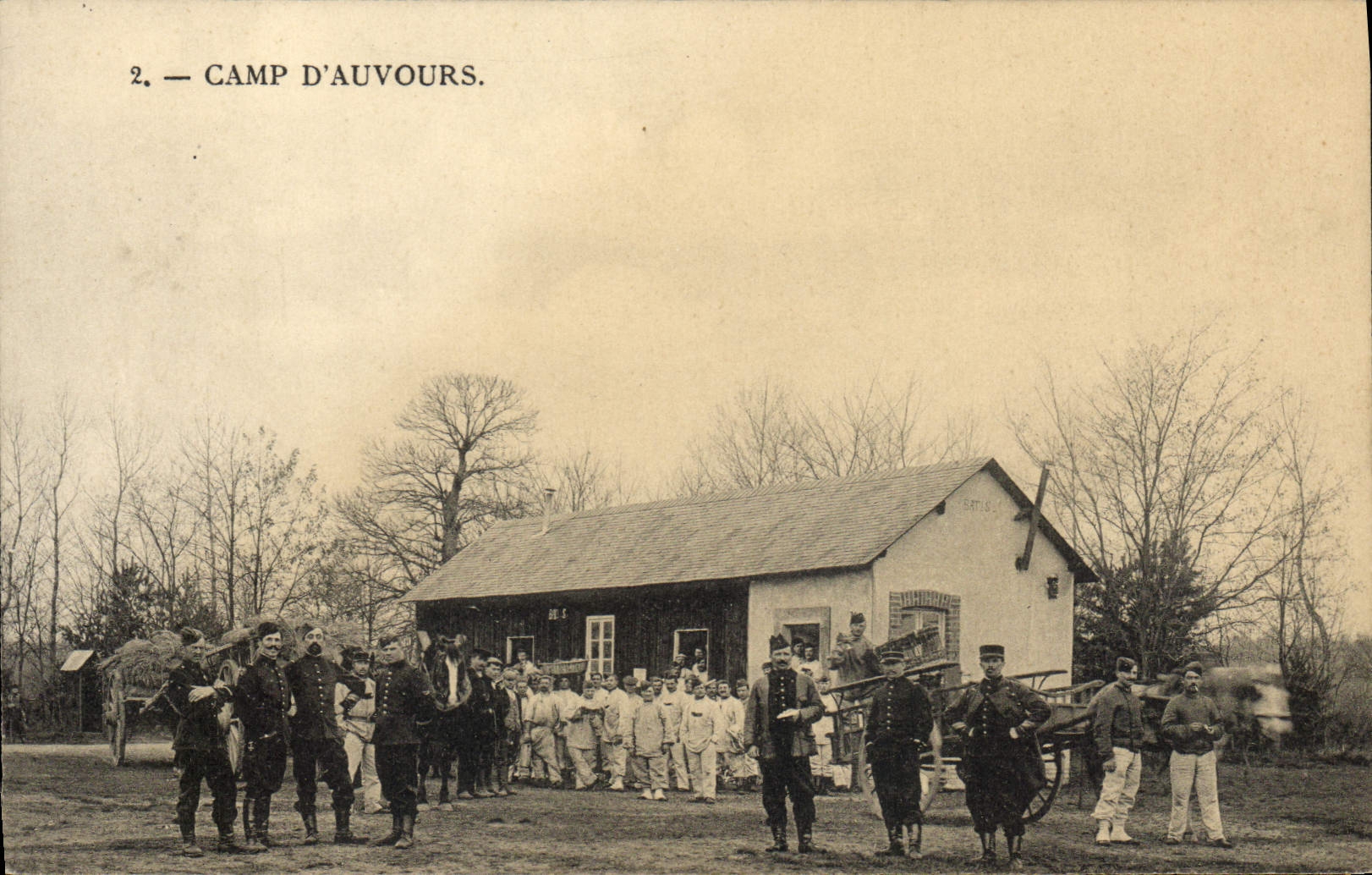 CPA Militaria Camp d'Auvours 