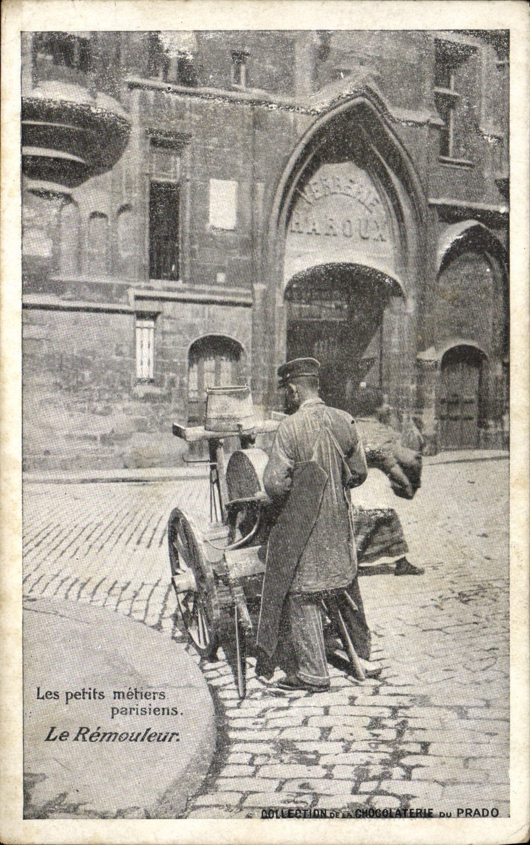 CPA Les petits metiers parisiens Le remouleur Paris TOP