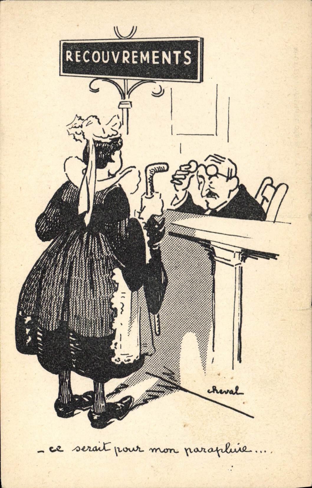 VINTAGE POSTCARD Bank Brittany Coverings