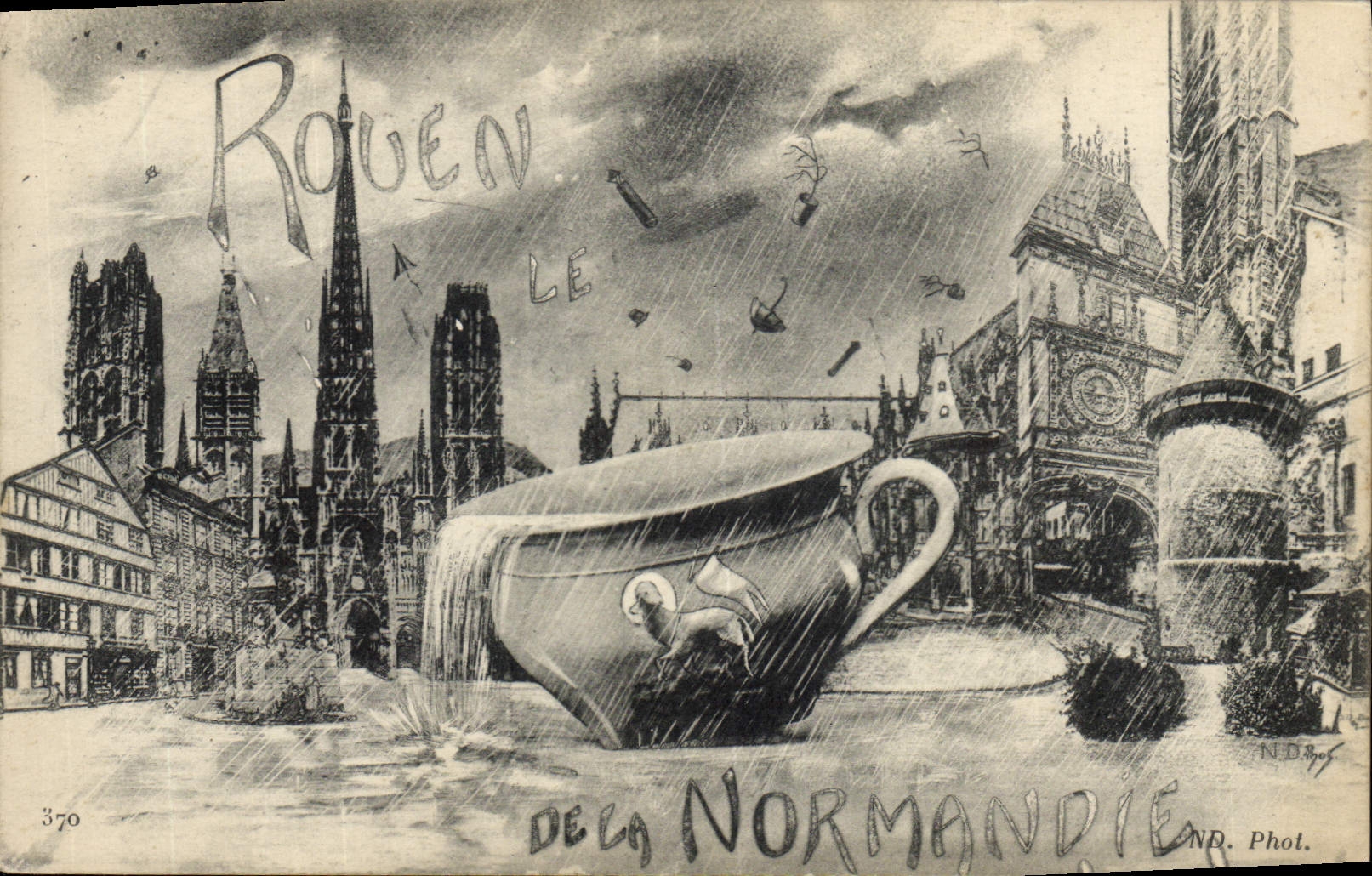 CPA Folklore Rouen Normandie 