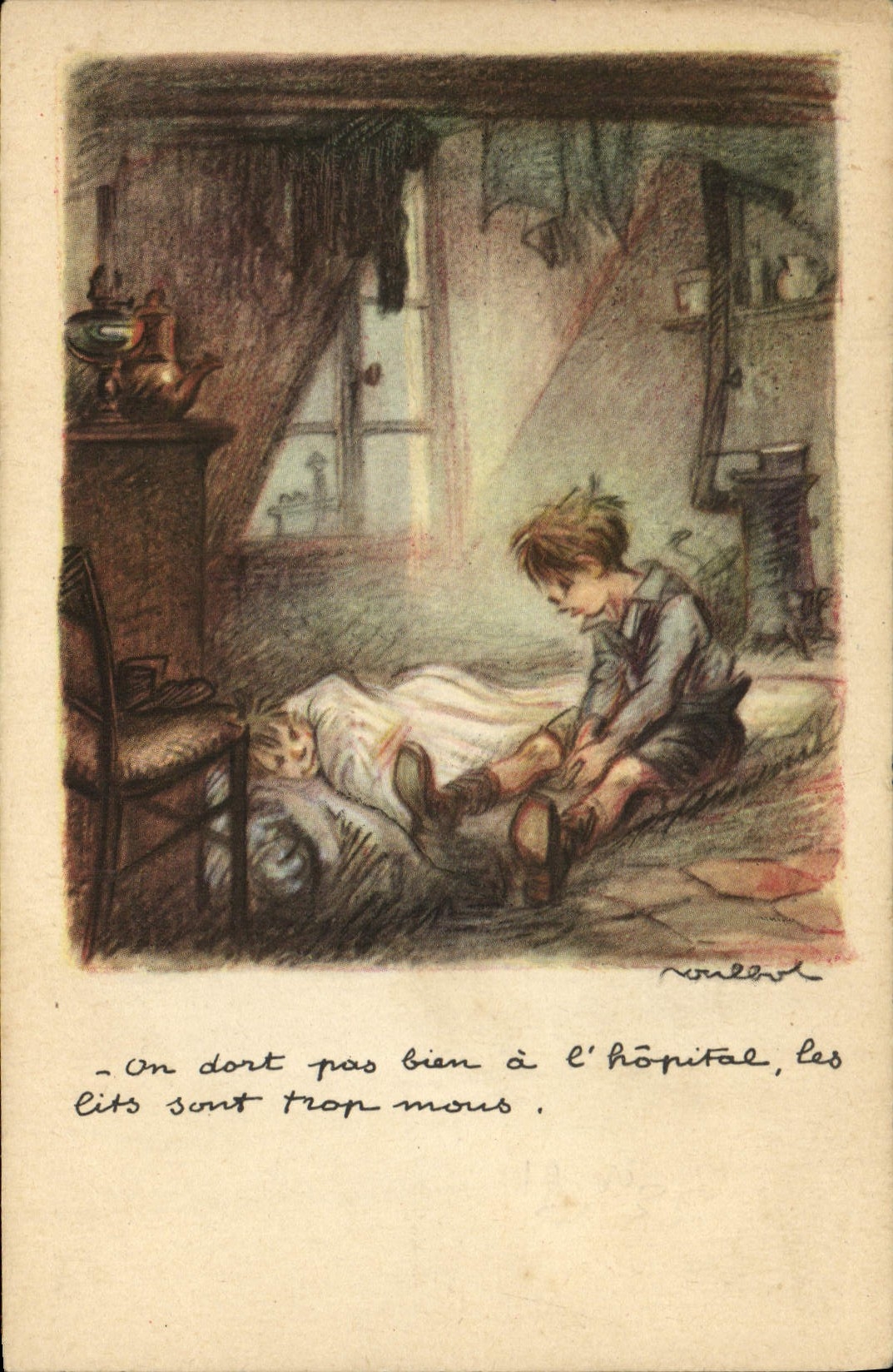 CPA Fantaisie Illustrateur Poulbot 