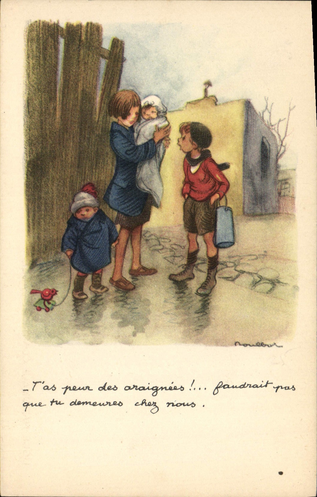 CPA Fantaisie Illustrateur Poulbot 