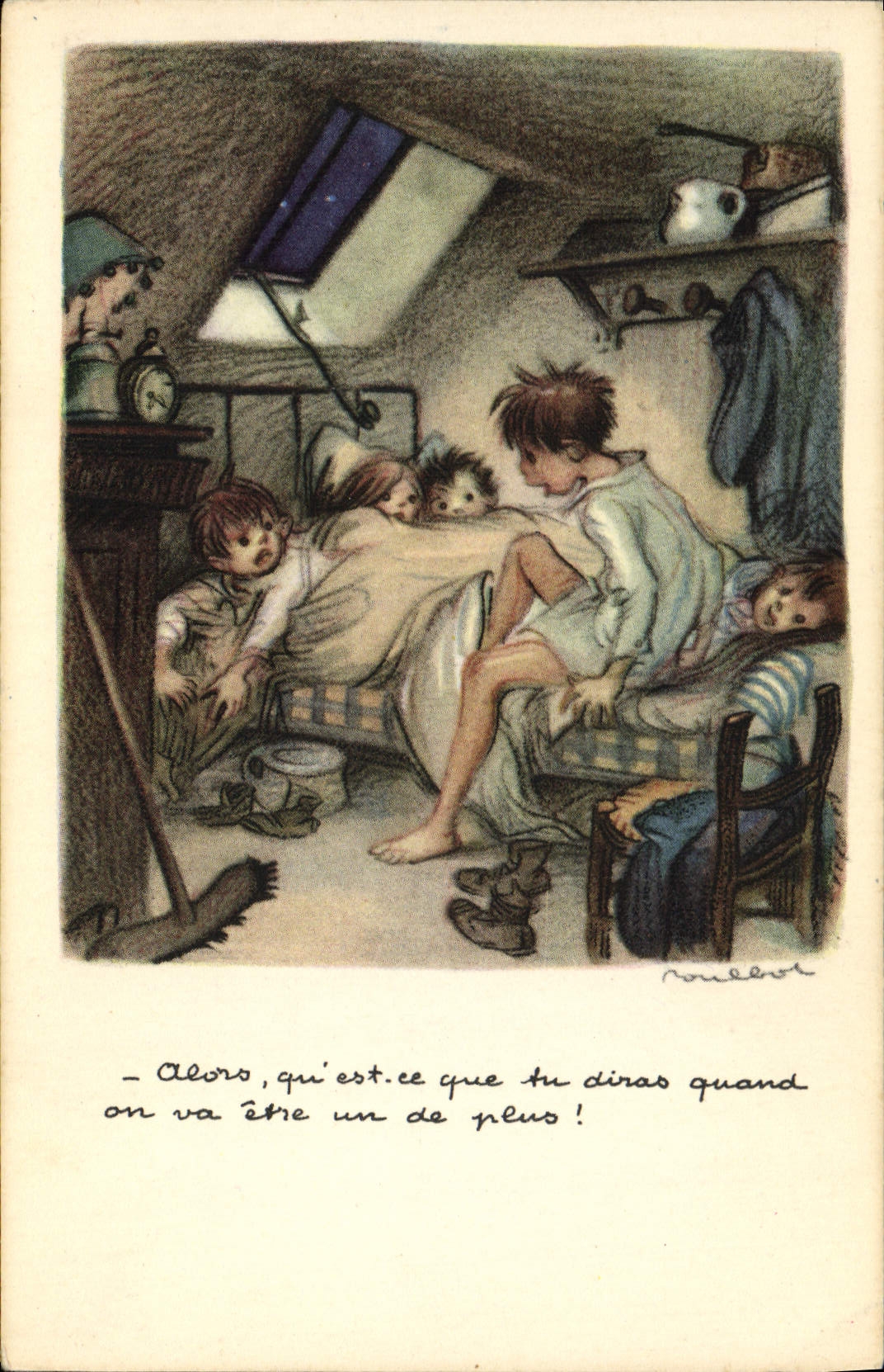 CPA Fantaisie Illustrateur Poulbot 