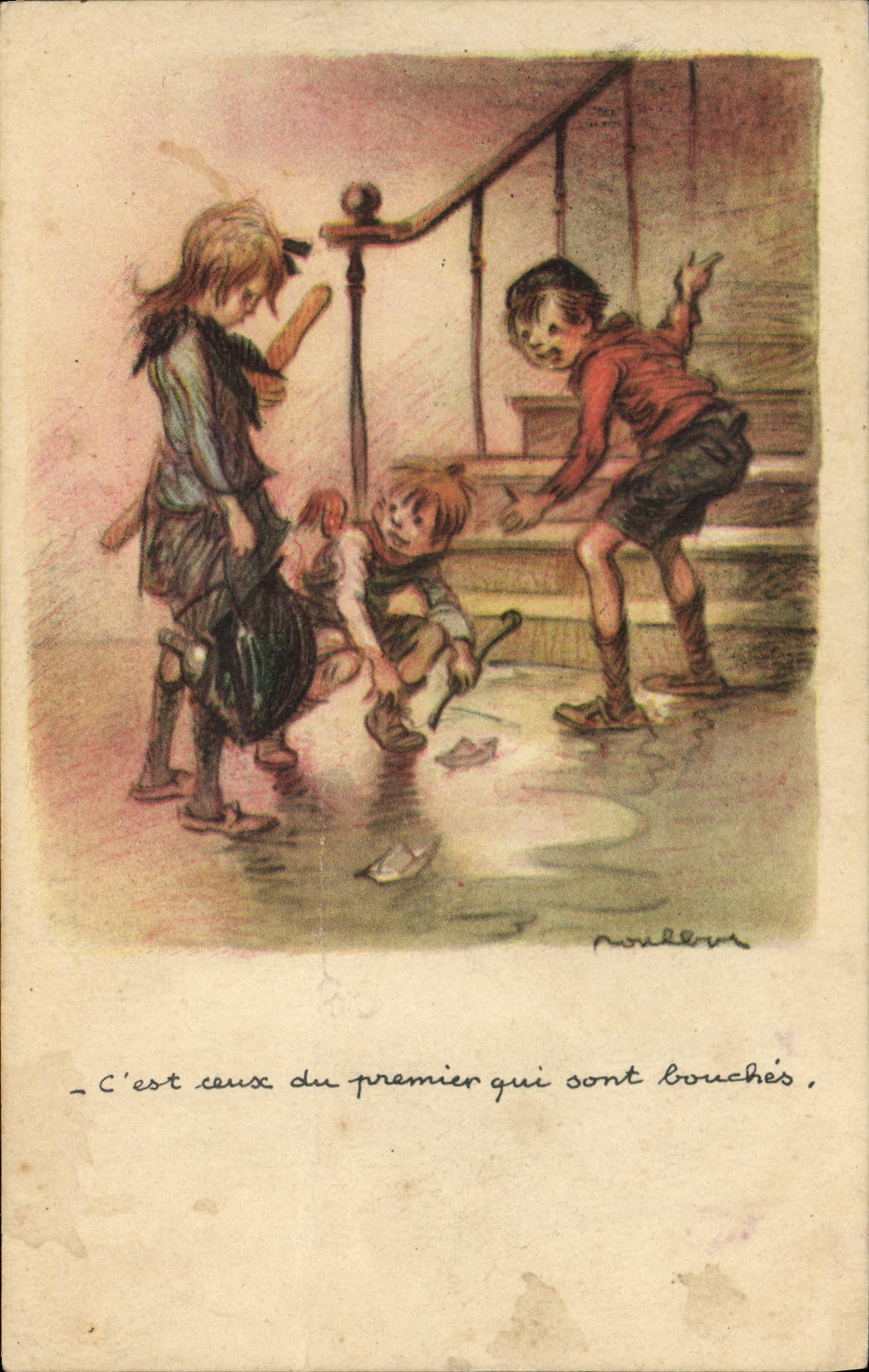 CPA Fantaisie Illustrateur Poulbot 