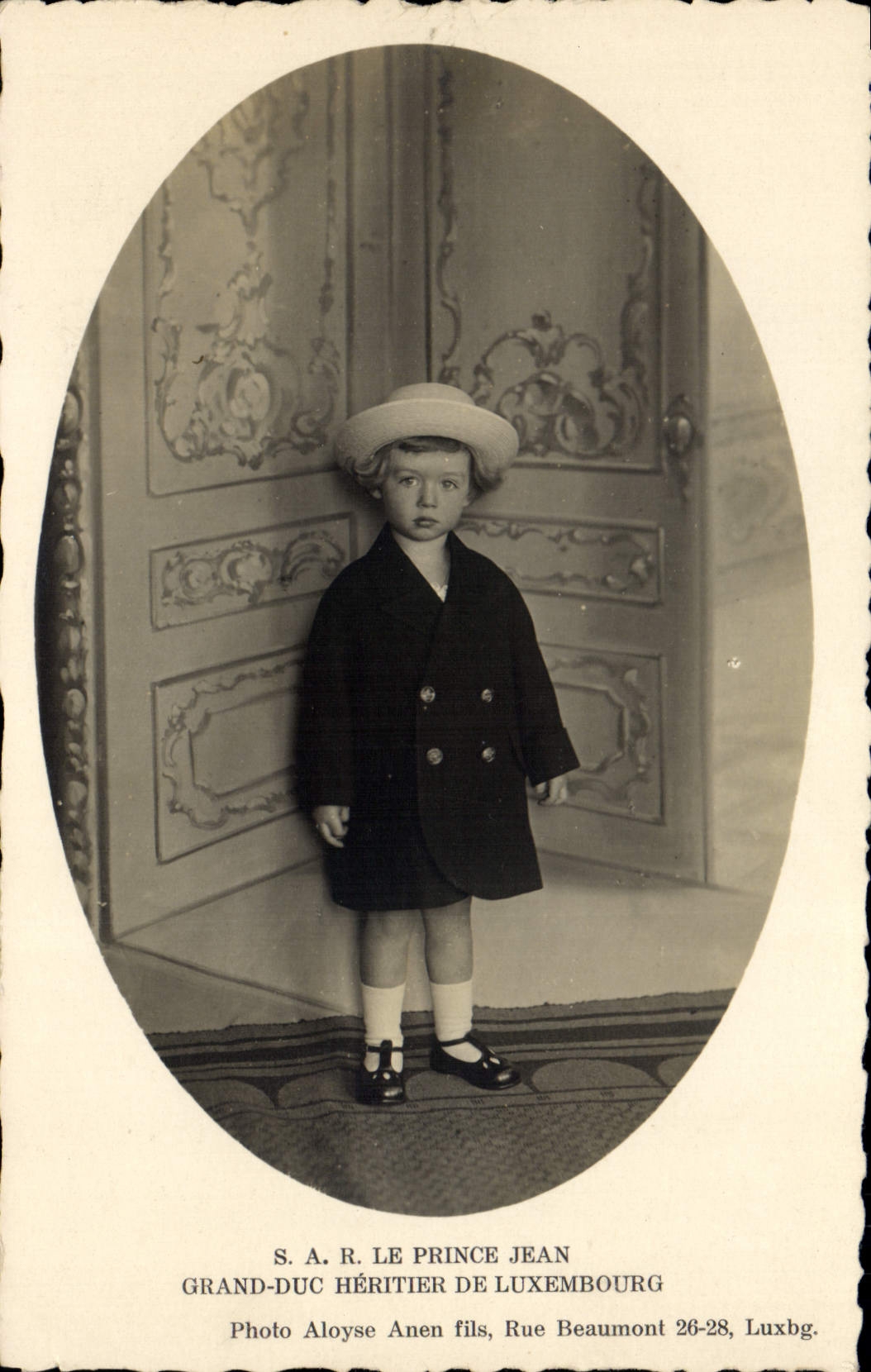 CPA SAR le prince Jean Grand Duc heritier de Luxembourg