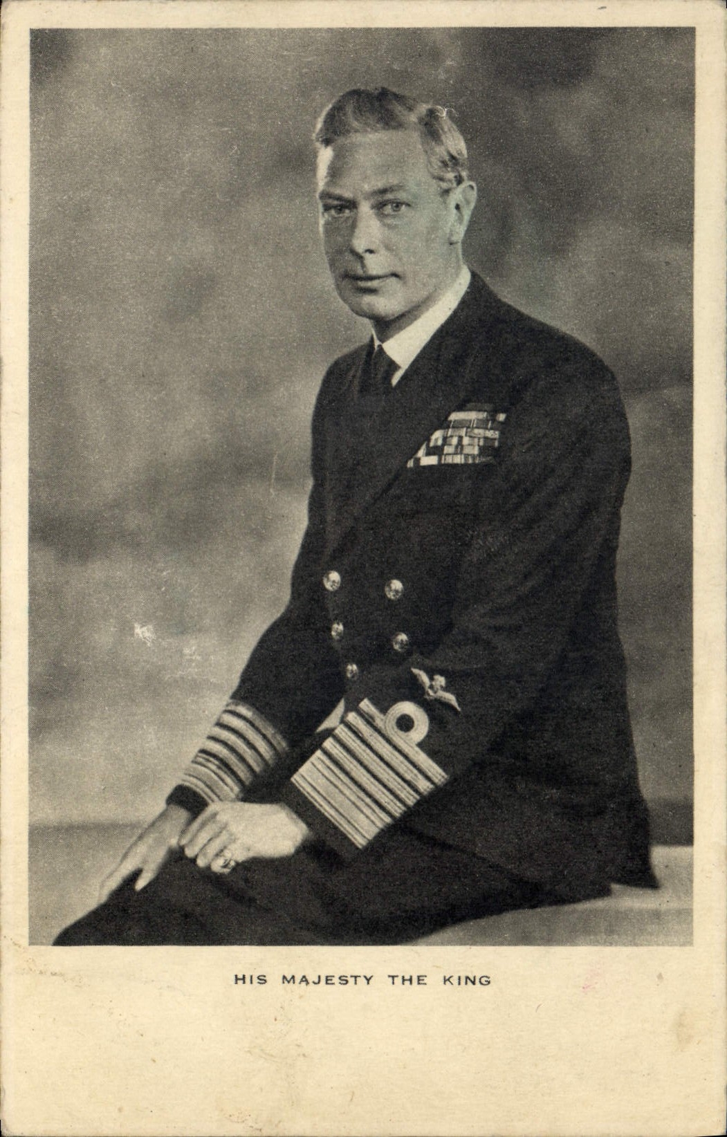 VINTAGE POSTCARD His Majesty the King