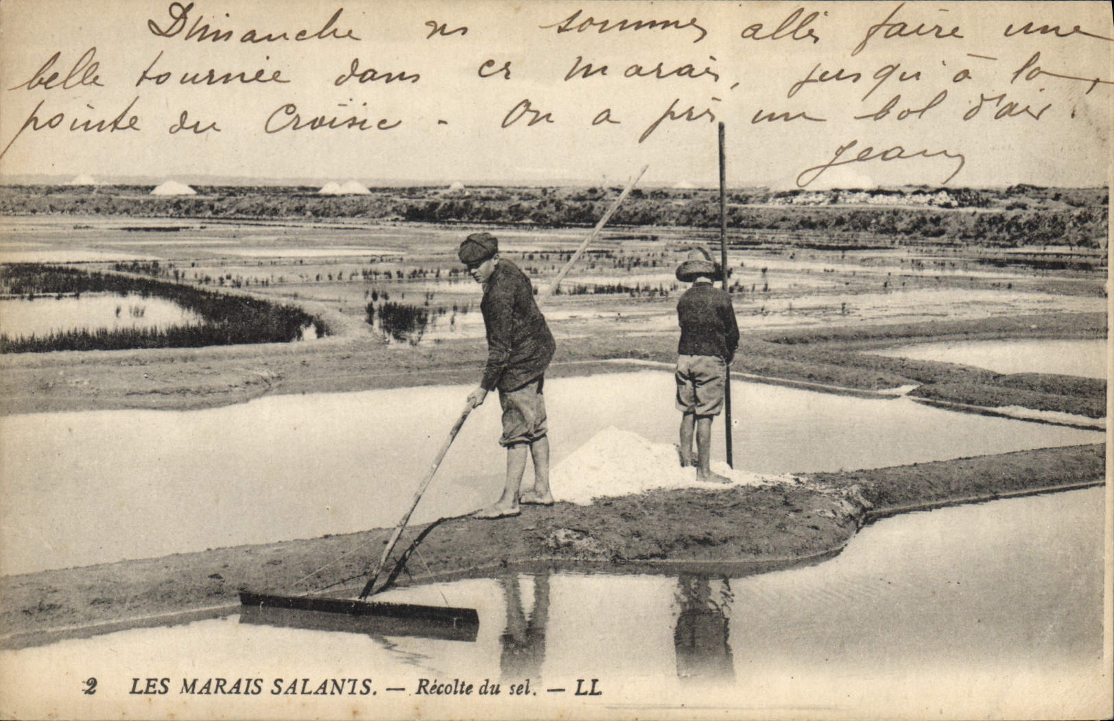 CPA Folklore Marais Salants Recolte du sel