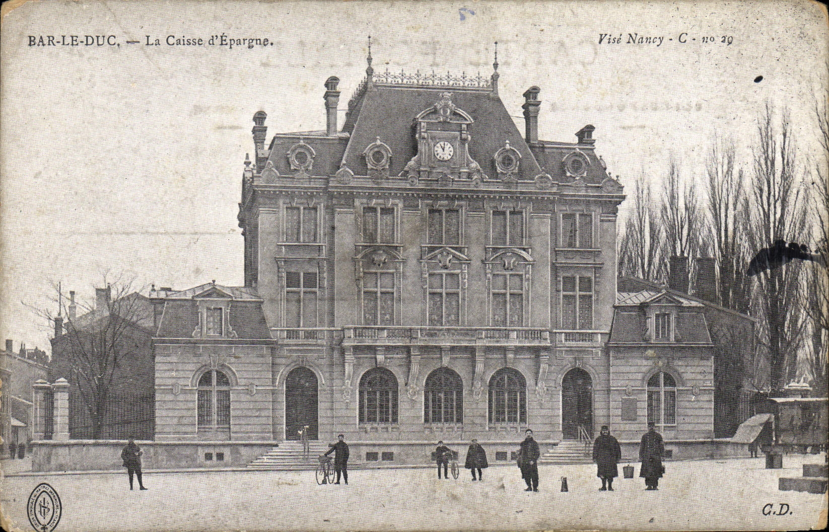 VINTAGE POSTCARD Bank Savings bank Bar the Duke