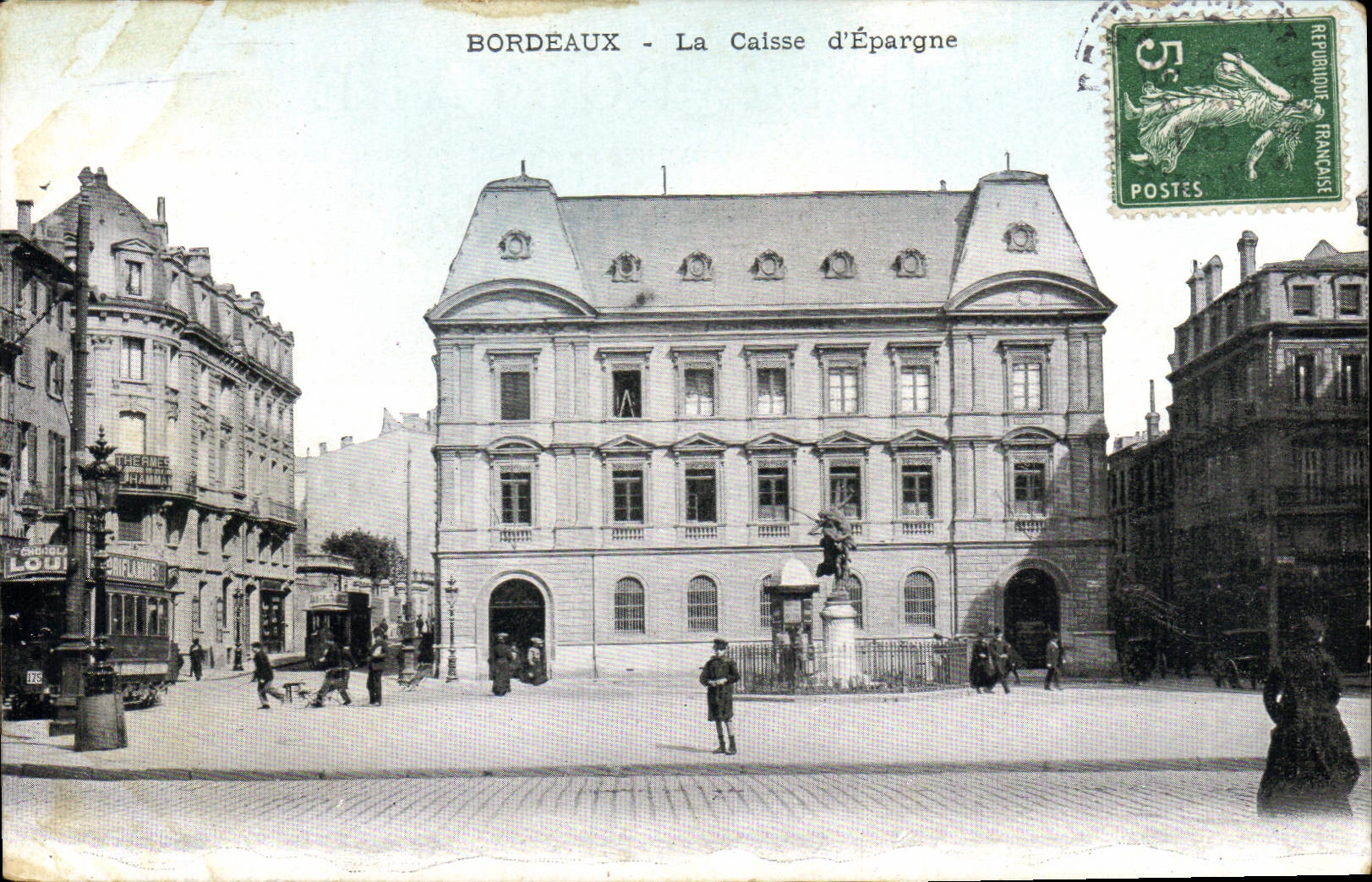 CPA Banque Caisse d'Epargne Bordeaux Tramway