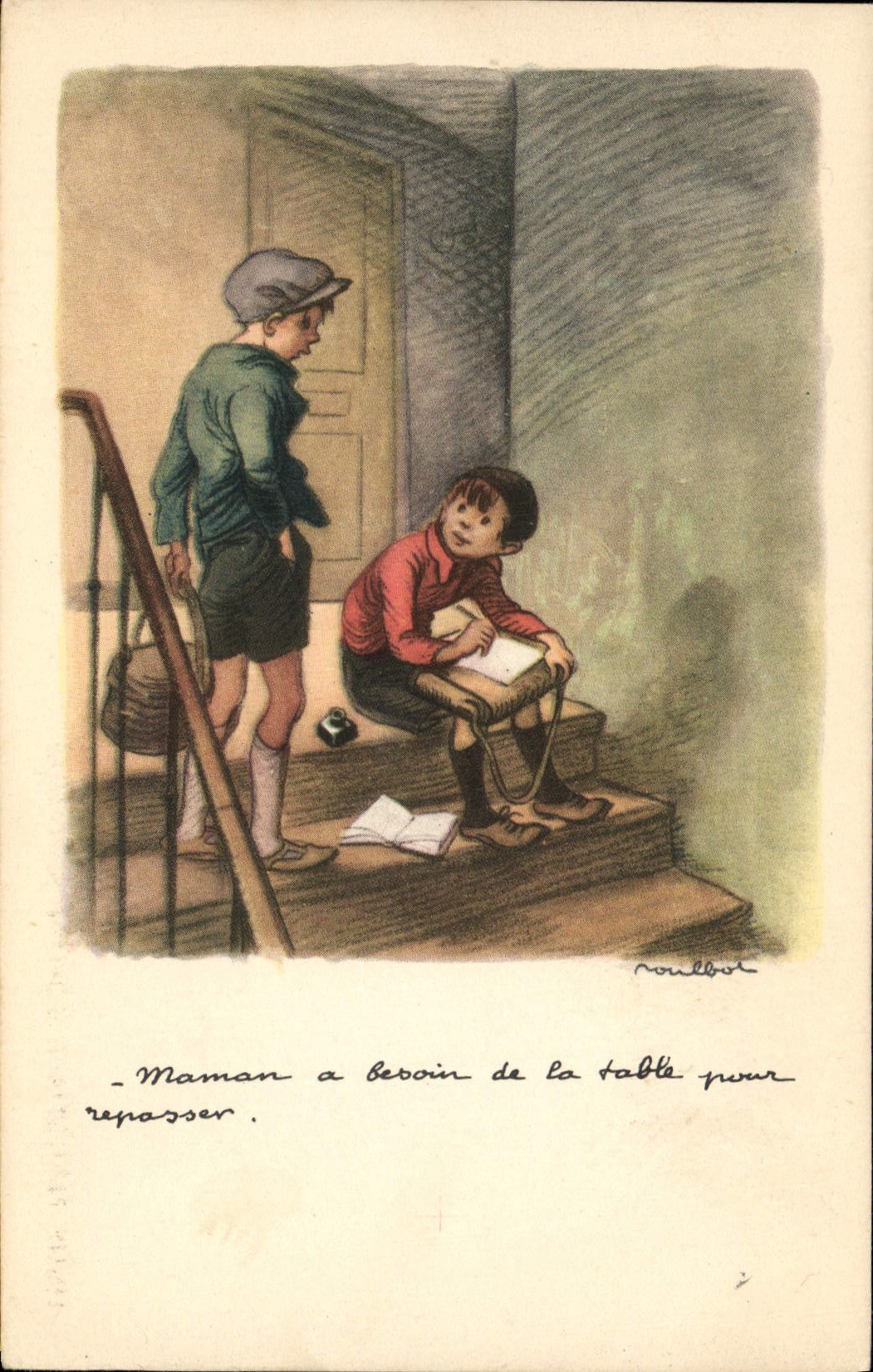 CPA Fantaisie Illustrateur Poulbot 