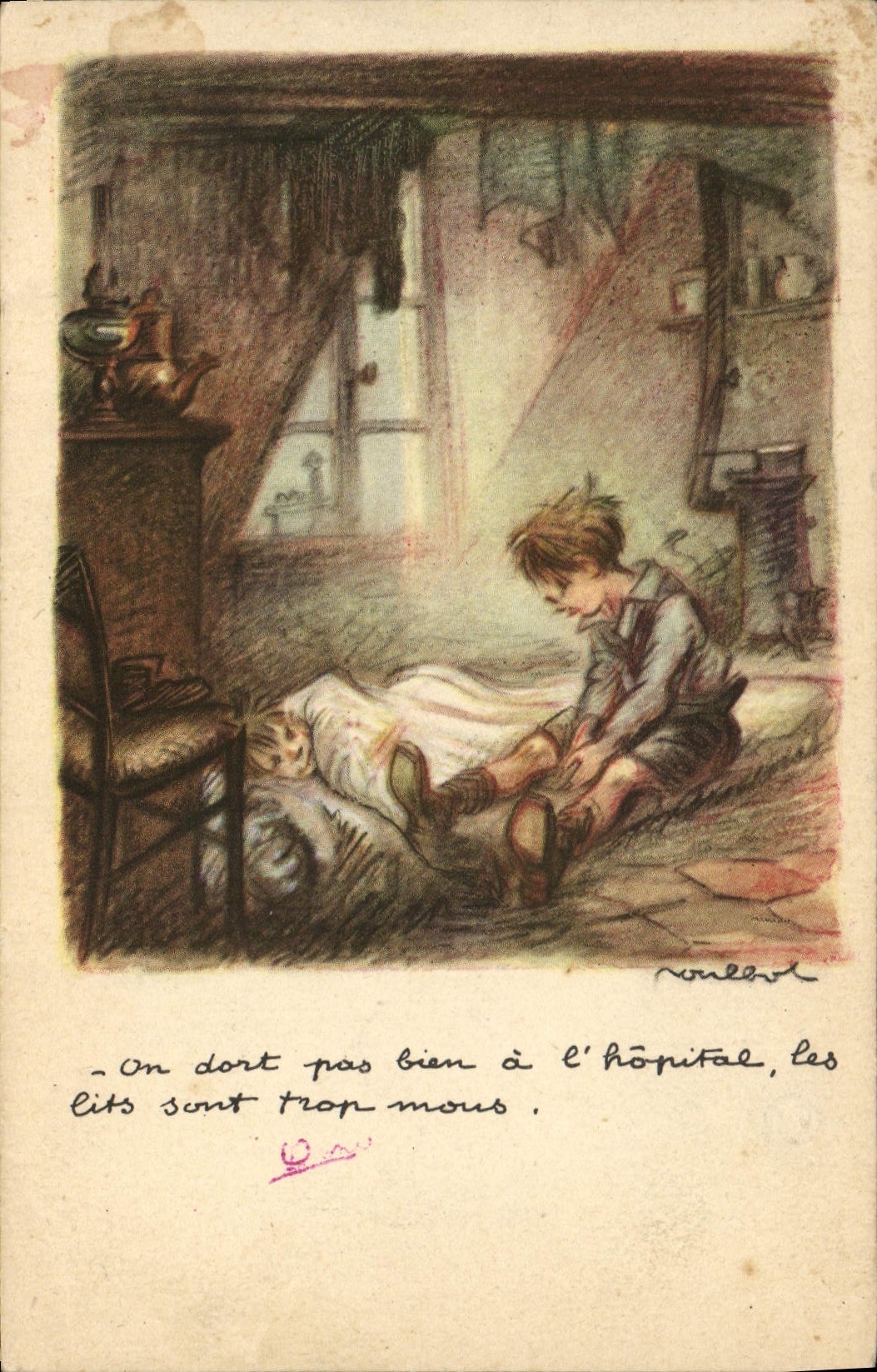 CPA Fantaisie Illustrateur Poulbot 