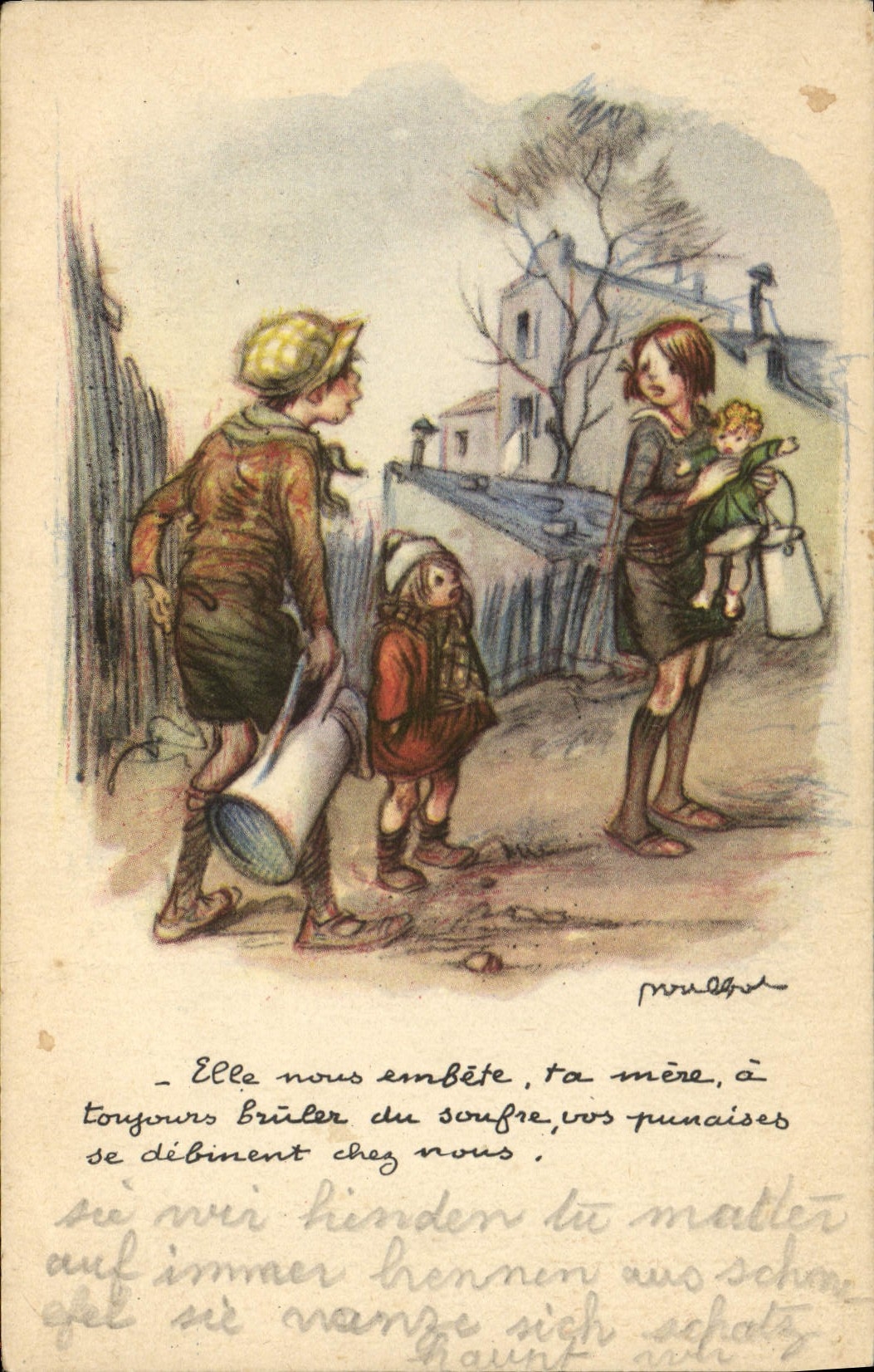 CPA Fantaisie Illustrateur Poulbot 