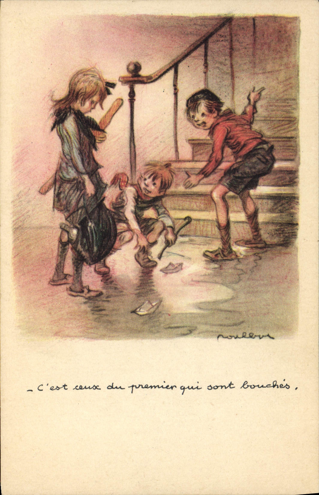 CPA Fantaisie Illustrateur Poulbot 