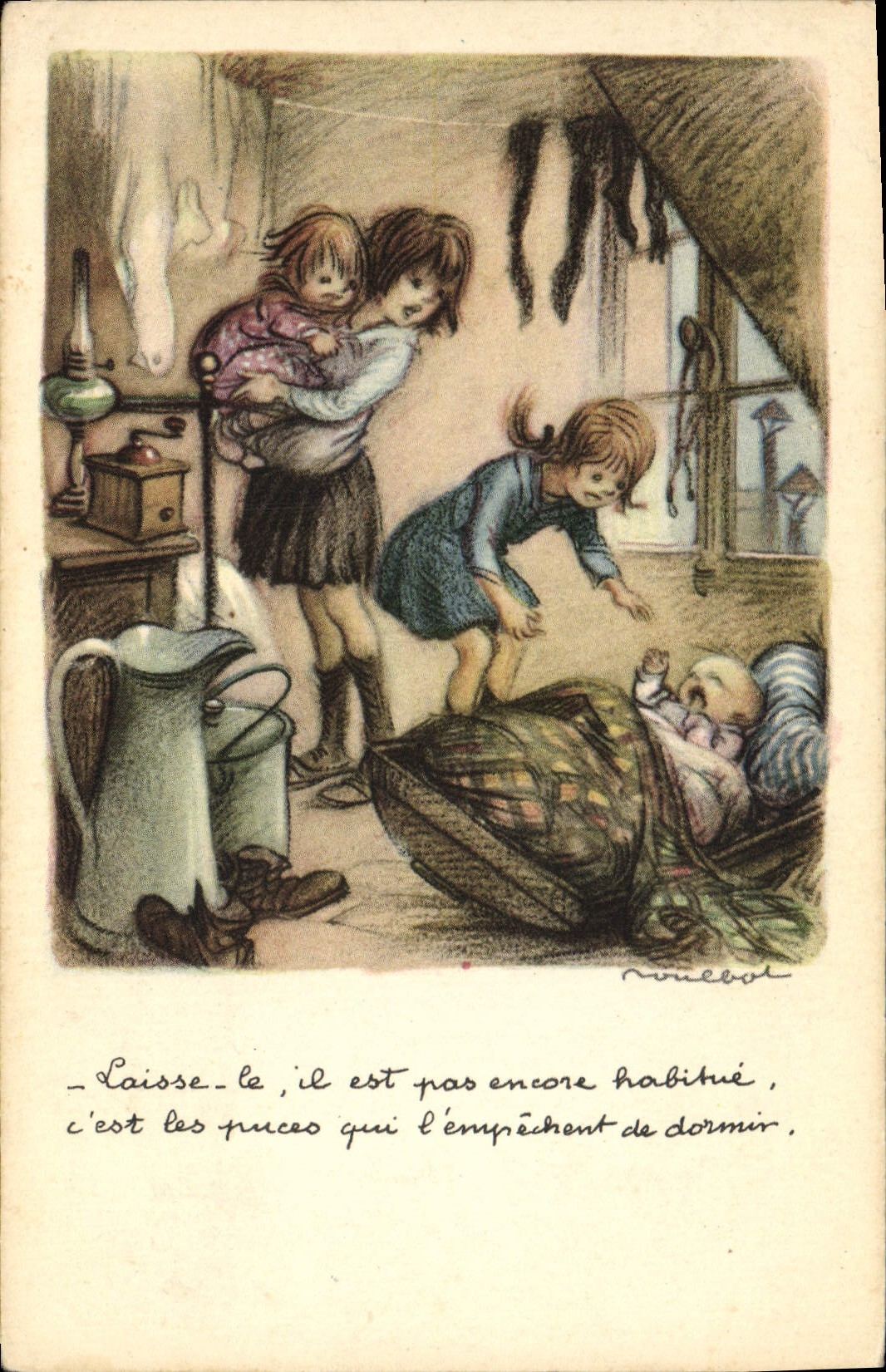 CPA Fantaisie Illustrateur Poulbot 