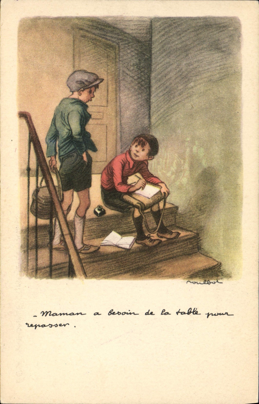 CPA Fantaisie Illustrateur Poulbot 