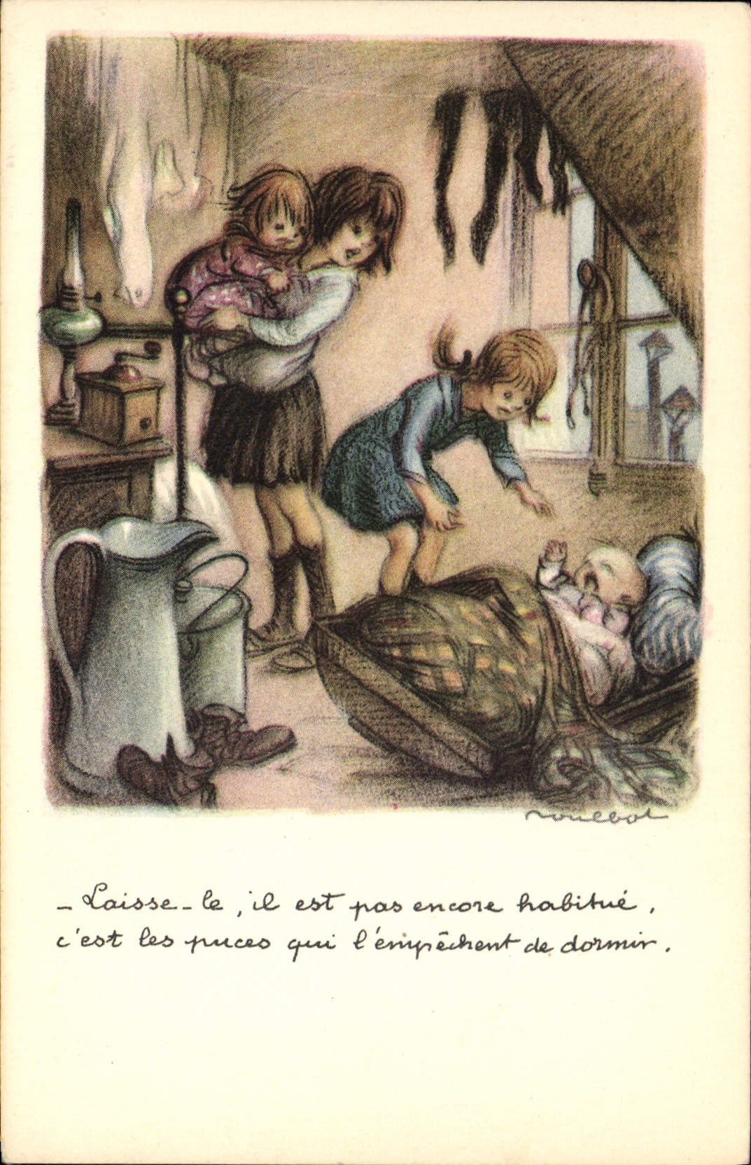 CPA Fantaisie Illustrateur Poulbot 