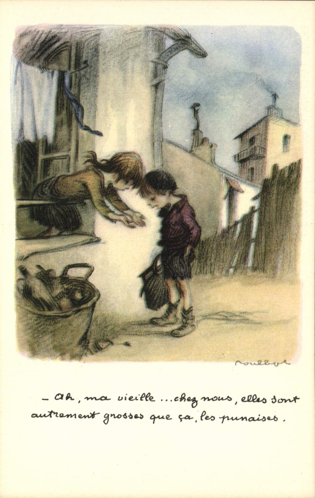 CPA Fantaisie Illustrateur Poulbot 