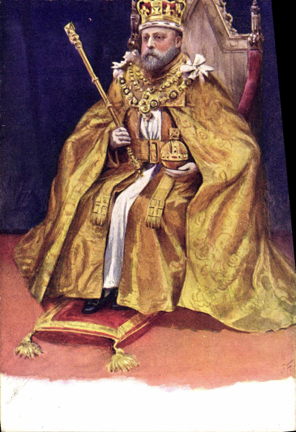 CPA His majesty King Edward VII