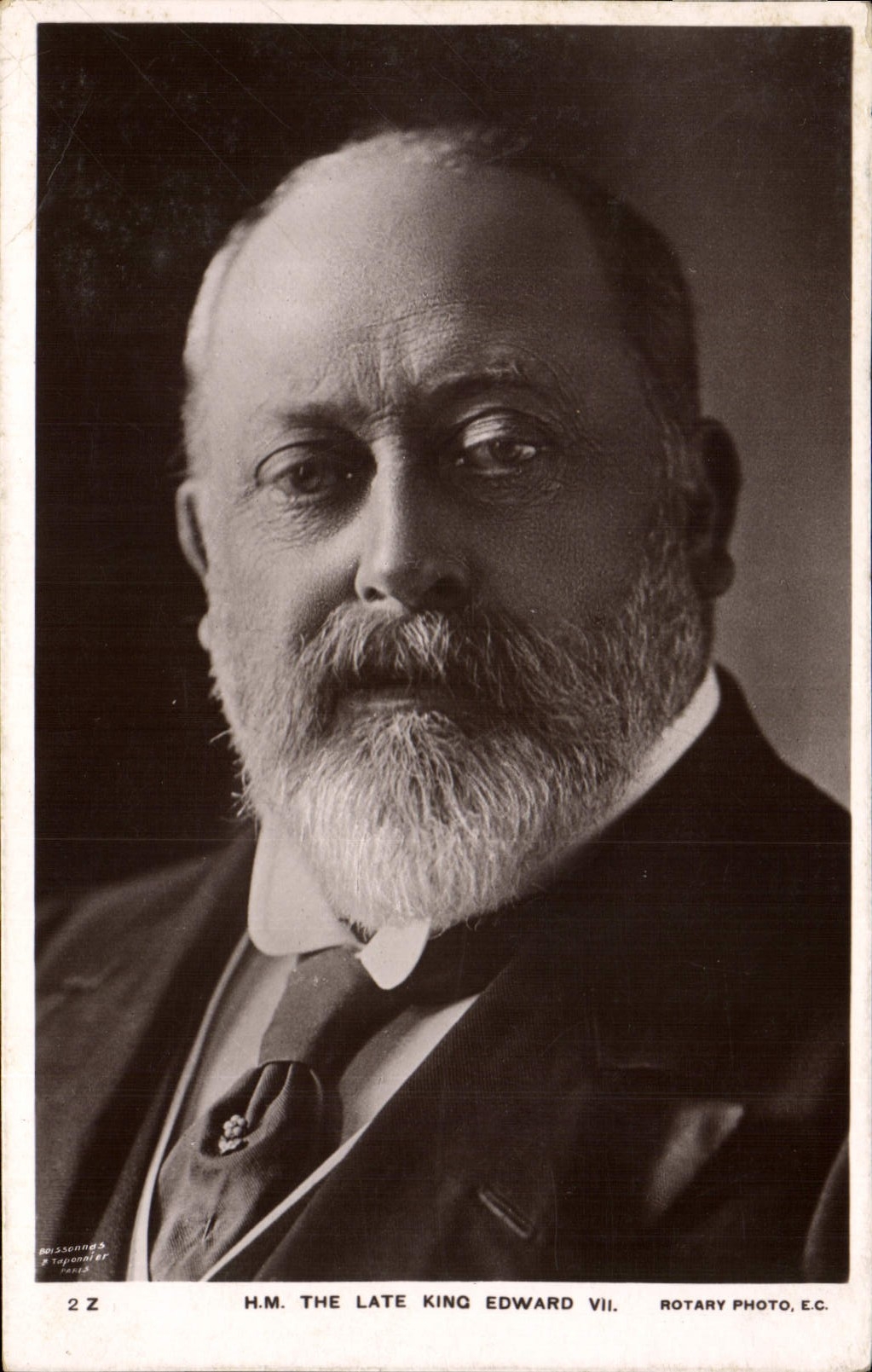 VINTAGE POSTCARD HM The late King Edward VII