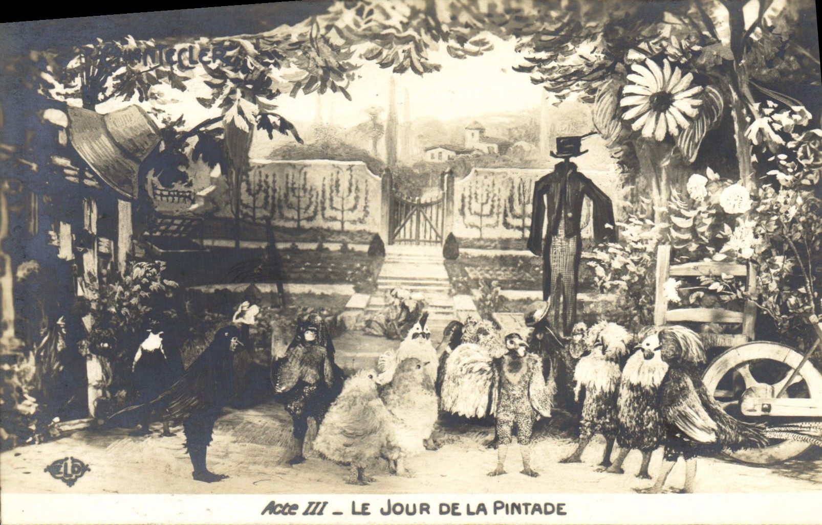 CPA Theatre Rostand Coq Chantecler Le jour de la pintade