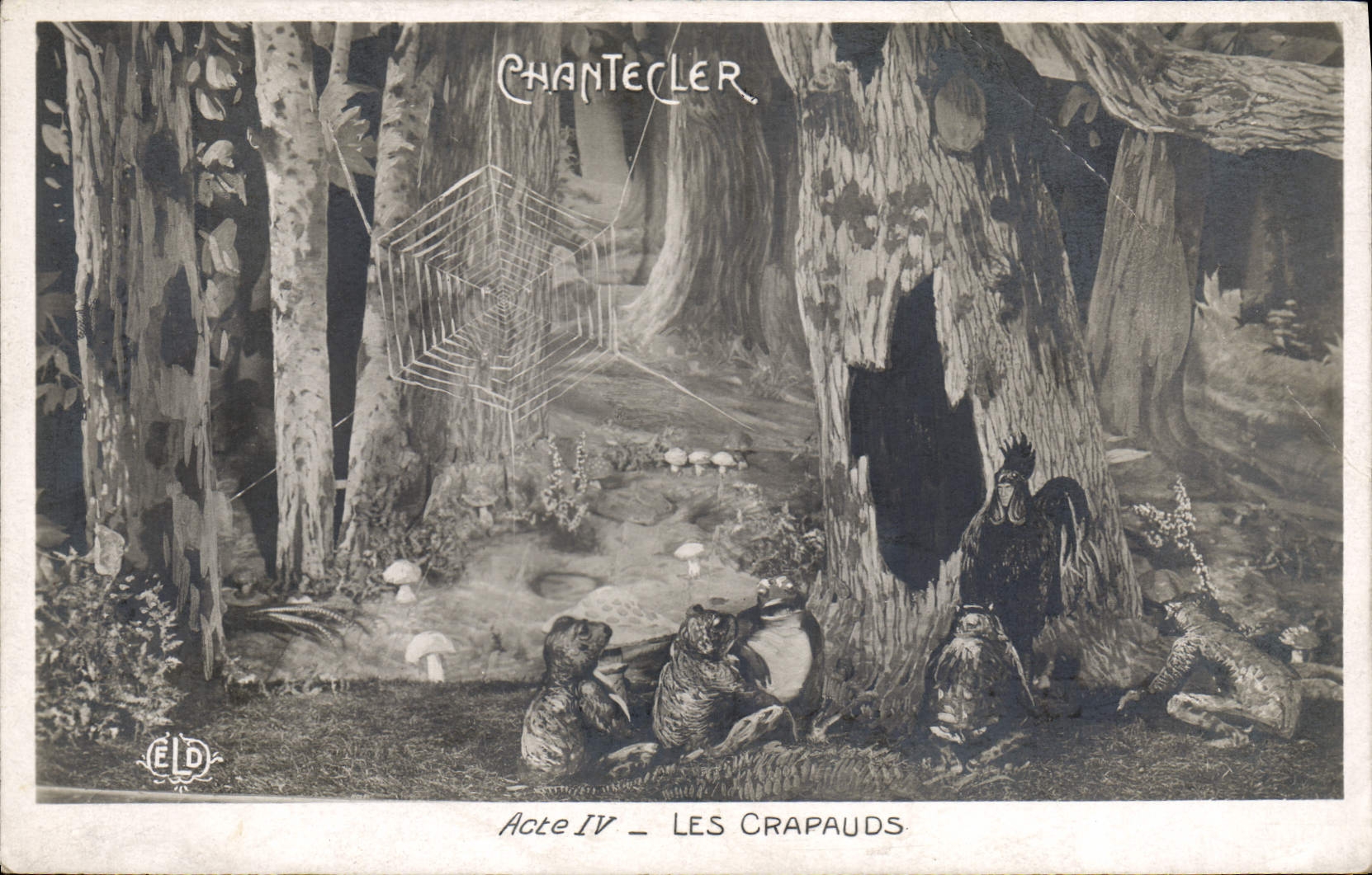 CPA Theatre Rostand Coq Chantecler Les crapauds