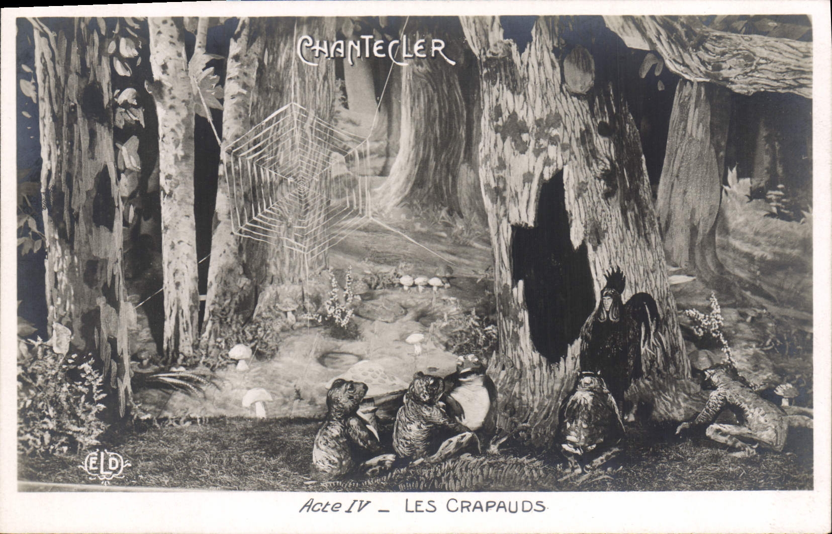 CPA Theatre Rostand Coq Chantecler Les crapauds