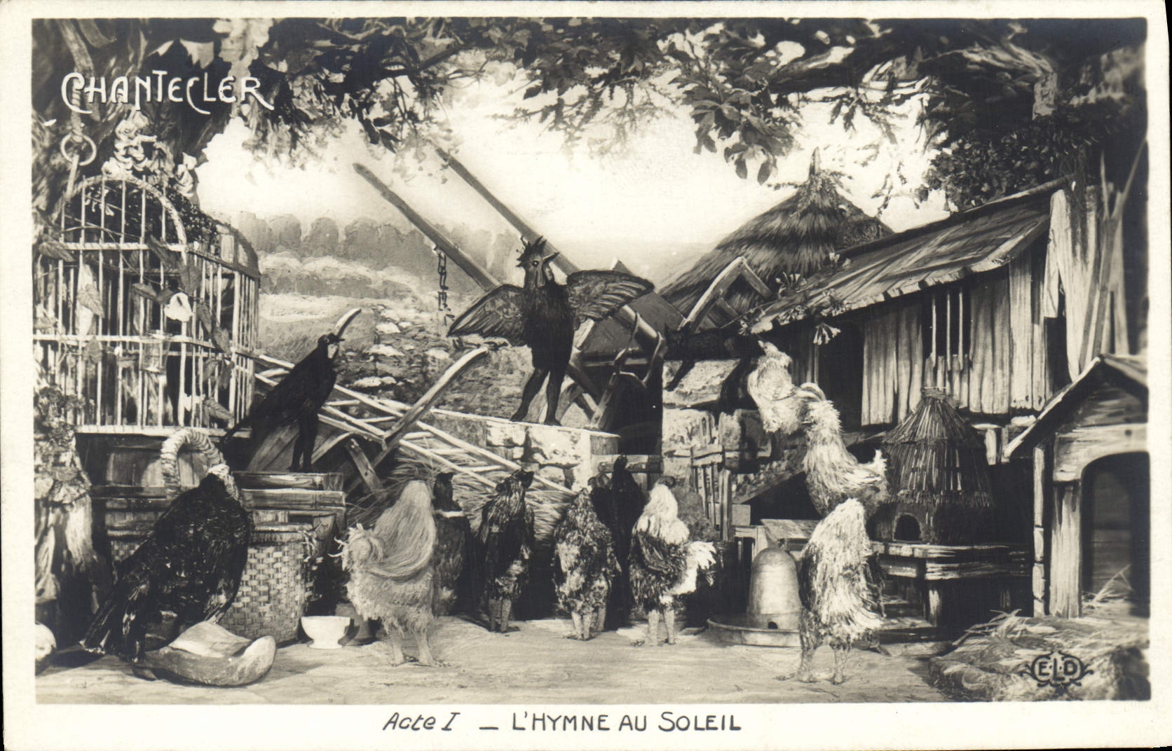 CPA Theatre Rostand Coq Chantecler L'hymne au soleil