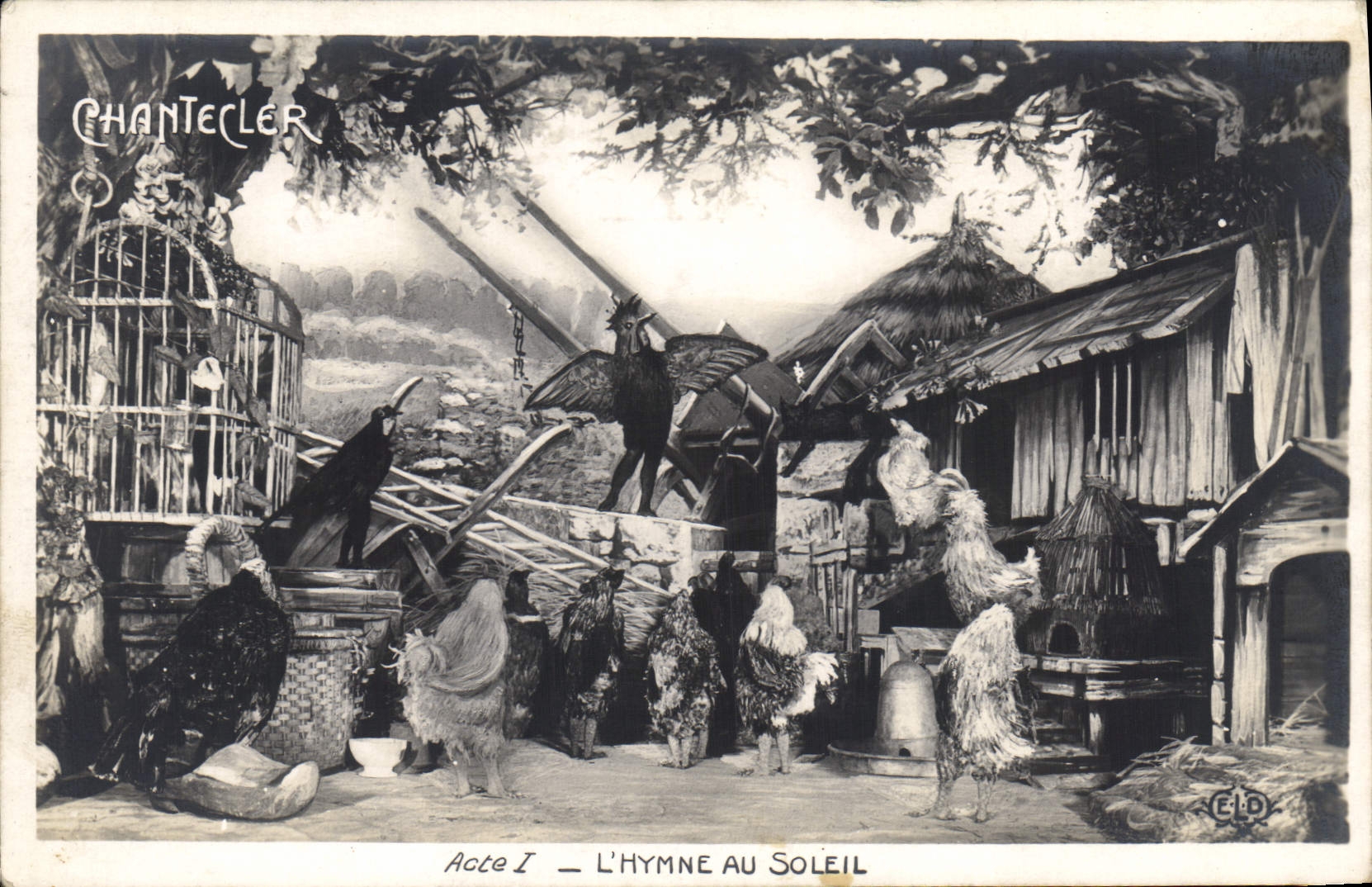 CPA Theatre Rostand Coq Chantecler L'hymne au soleil