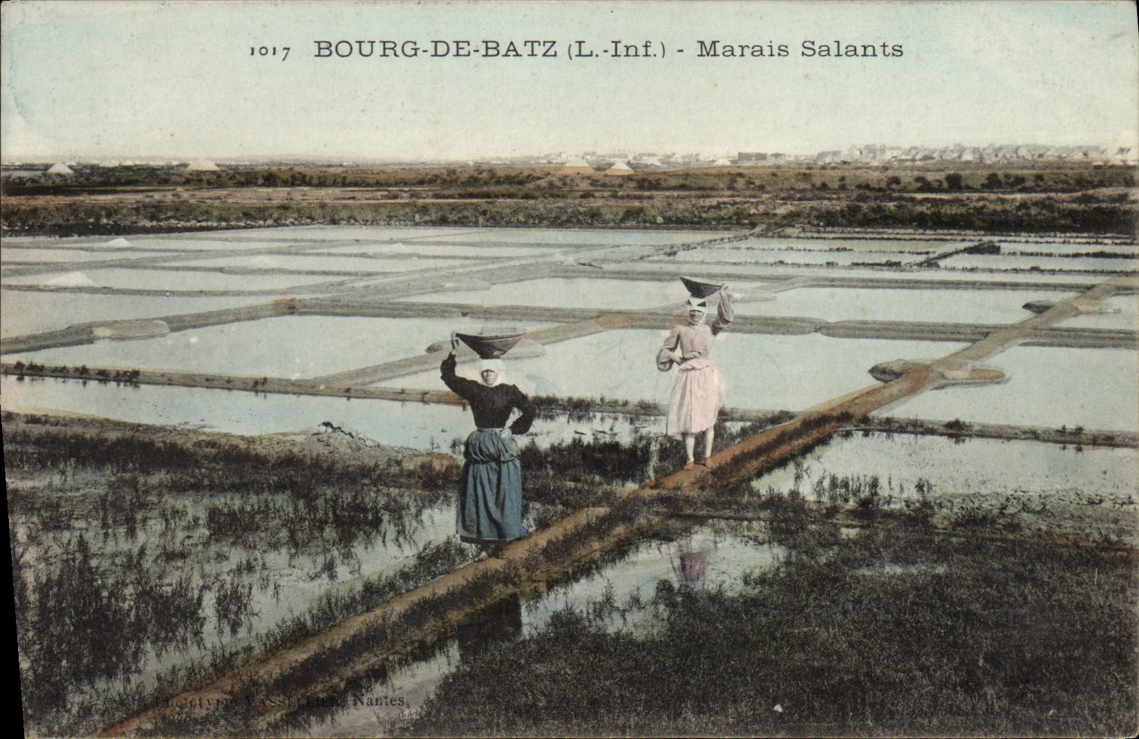 CPA Marais salants Bourg de Batz