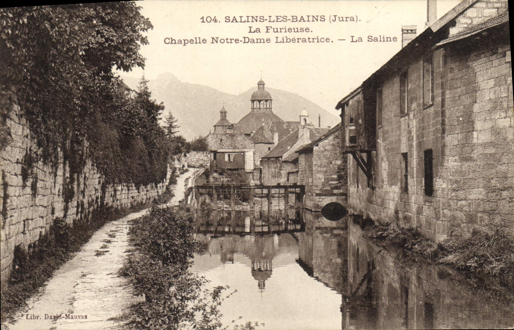 POSTAL de la VENDIMIA salina les Bains la salina furiosa del libertador de Notre Dame de la cámara acorazada
