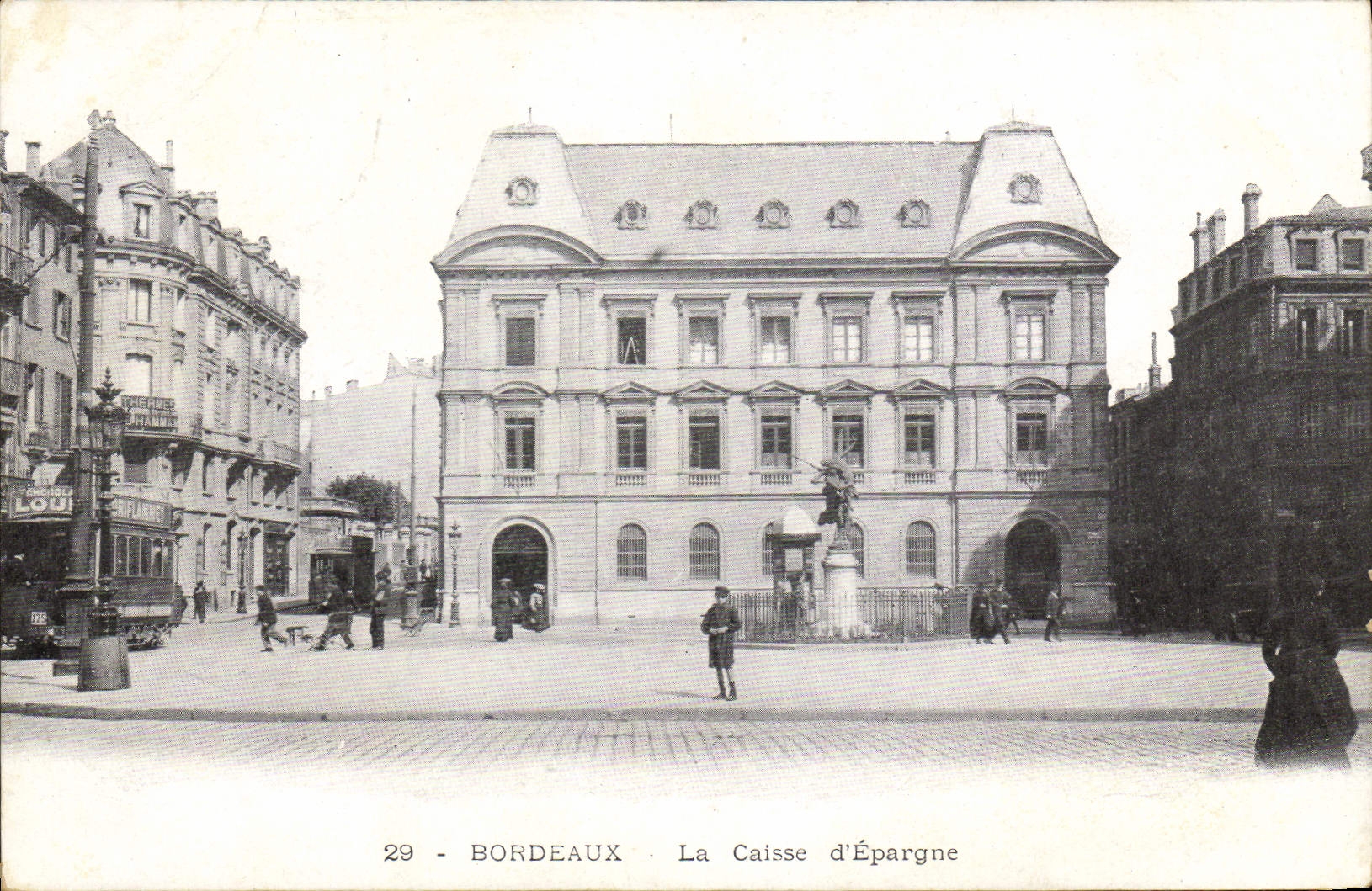 CPA Banque Bordeaux La Caisse d'Epargne Tramway
