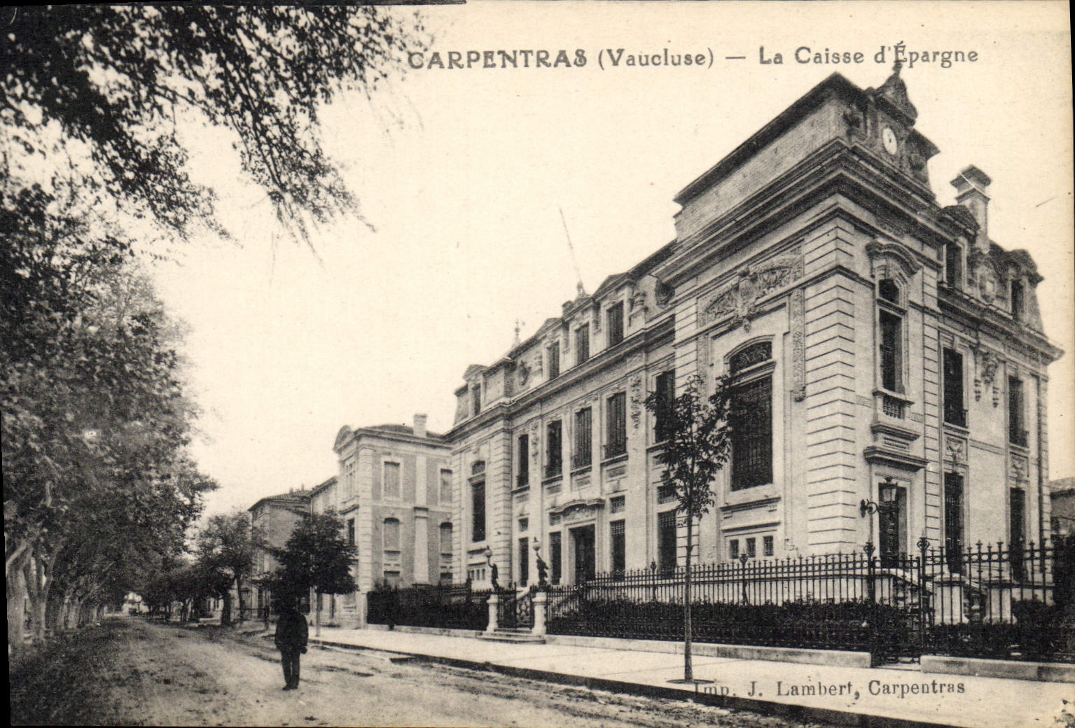 CPA Banque CArpentras La Caisse d'Epargne