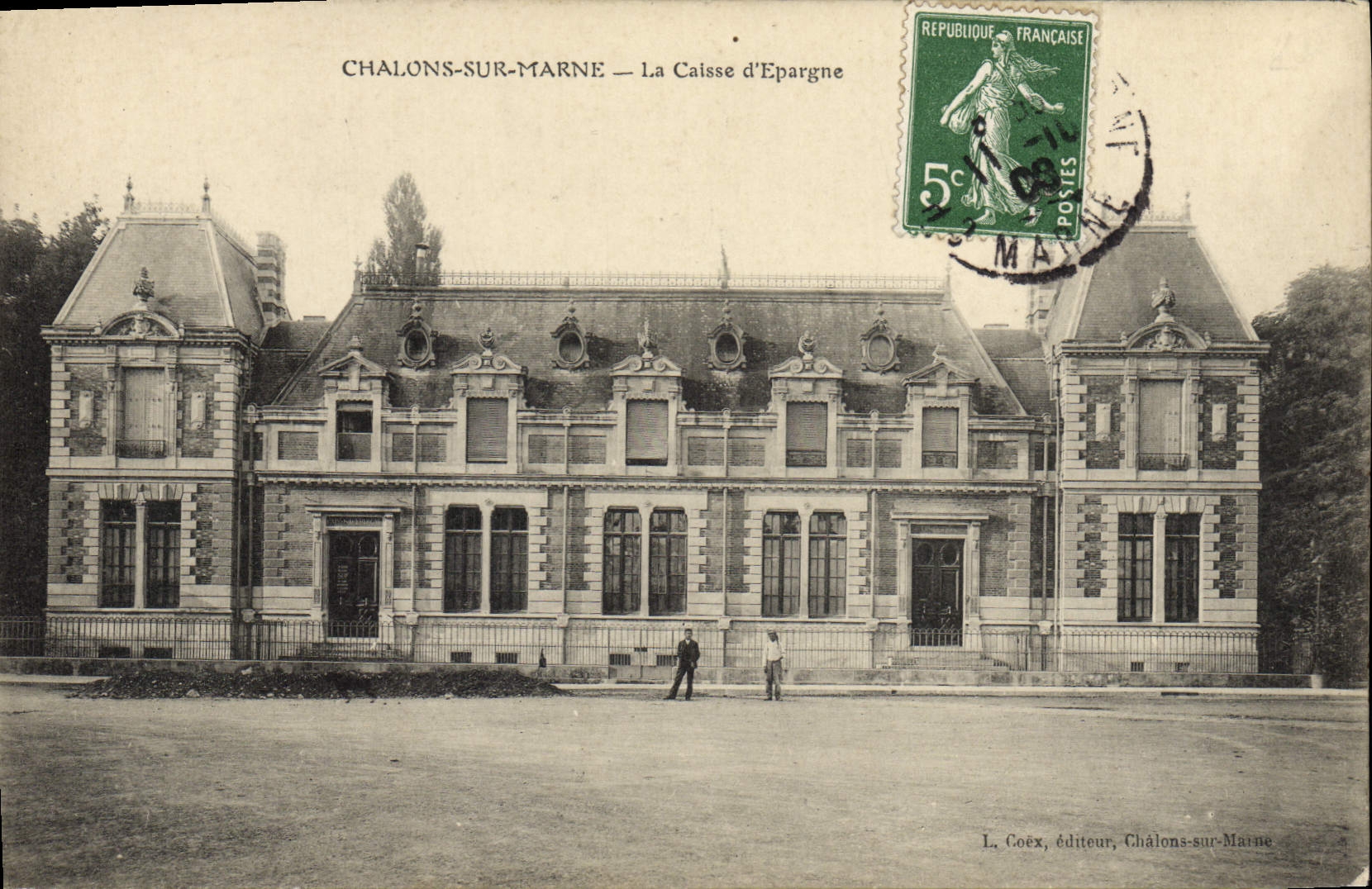 CPA Banque Chalons sur Marne La Caisse d'Epargne