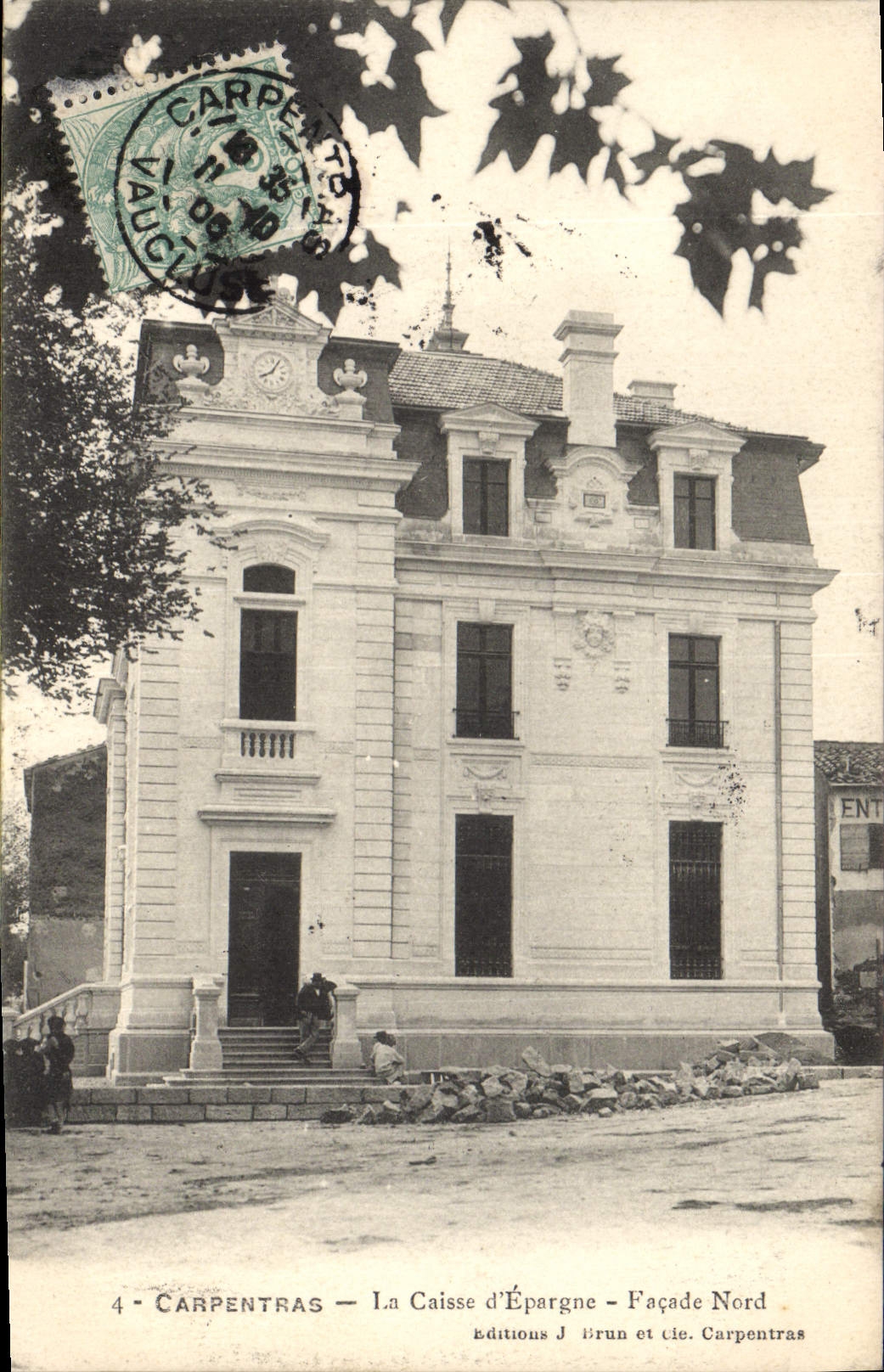 CPA Banque Carpentras La Caisse d'Epargne Facade Nord