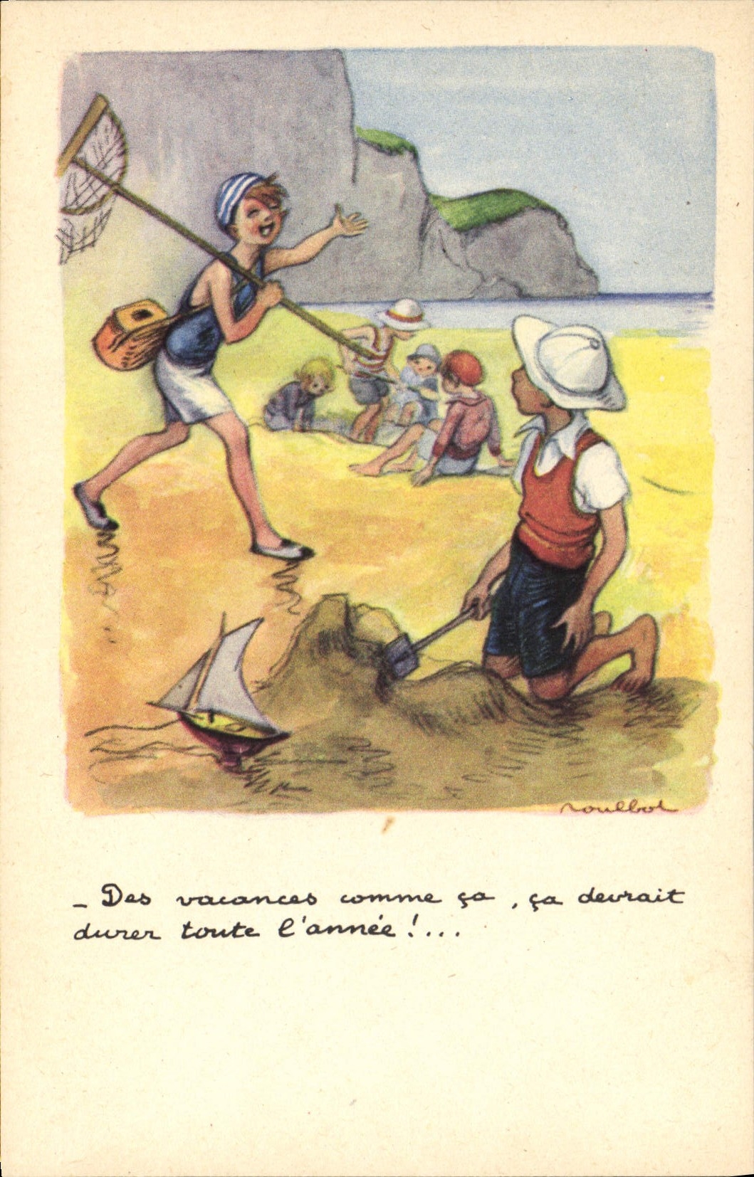 CPA Fantaisie Illustrateur Poulbot 