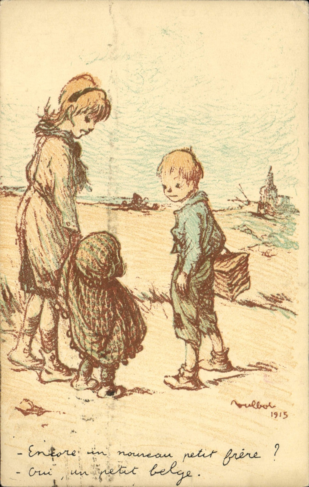 CPA Fantaisie Illustrateur Poulbot 