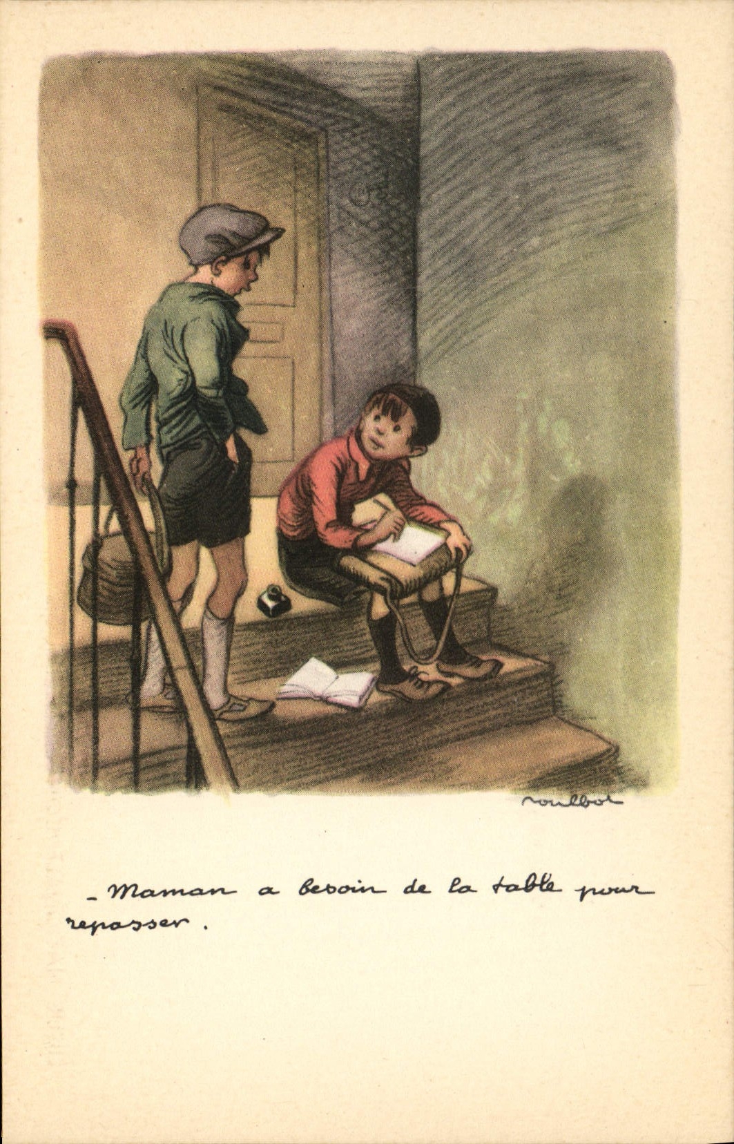 CPA Fantaisie Illustrateur Poulbot 