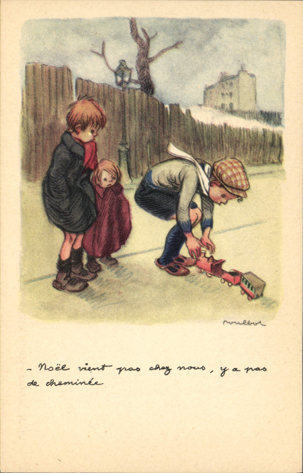 CPA Fantaisie Illustrateur Poulbot 