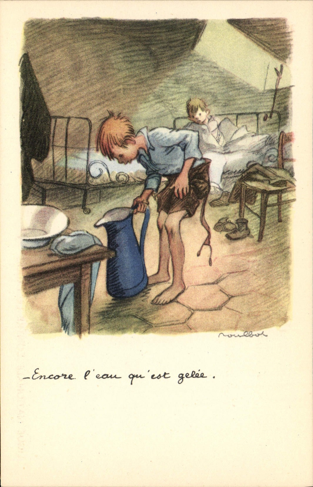 CPA Fantaisie Illustrateur Poulbot 