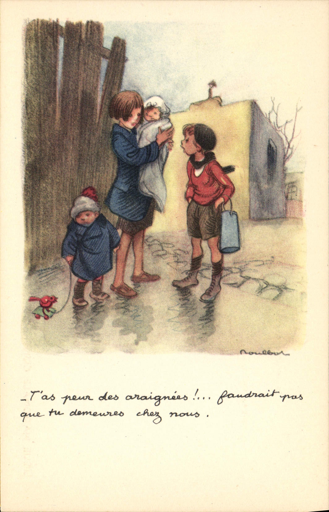 CPA Fantaisie Illustrateur Poulbot 