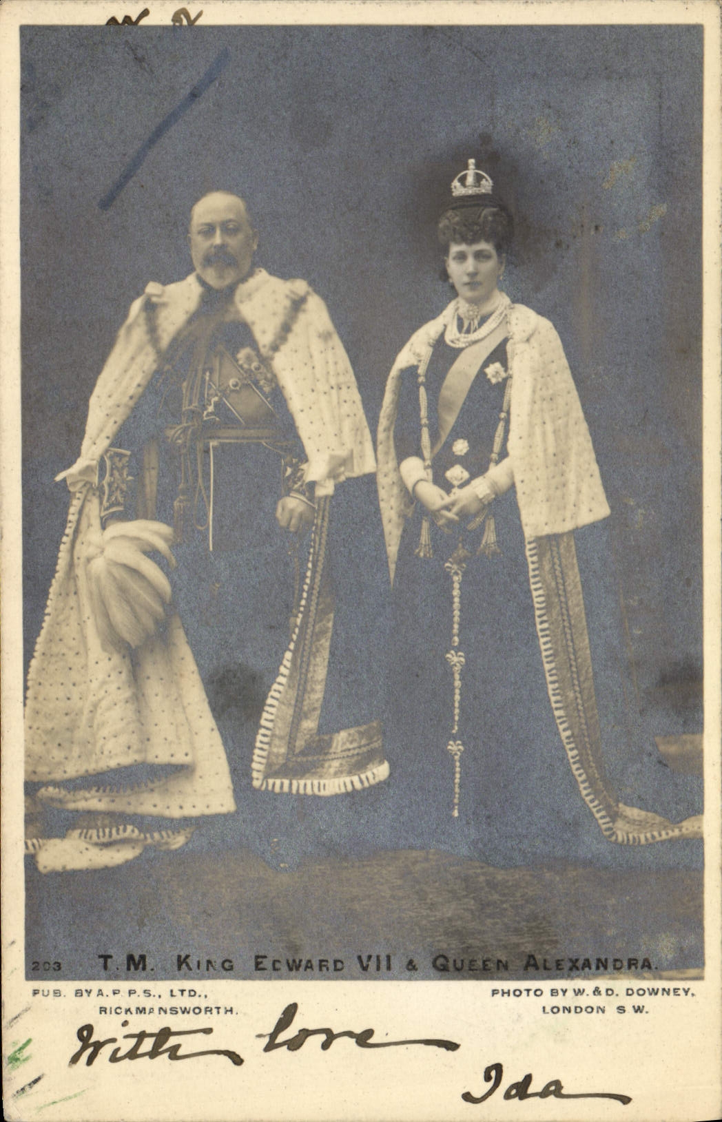CPA TM King Edward VII and Queen Alexandra