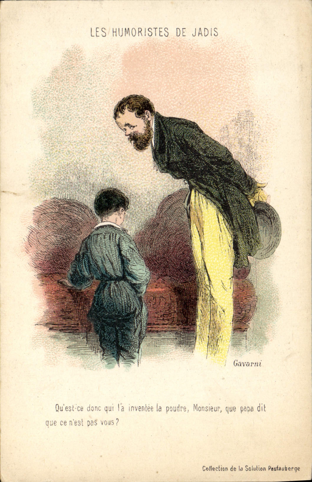 CPA Fantaisie Illustrateur Gavarni Les humouristes de jadis