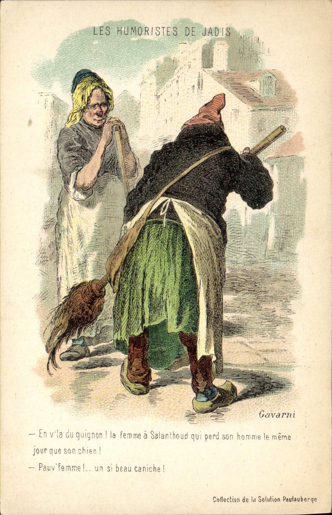 CPA Fantaisie Illustrateur Gavarni Les humouristes de jadis