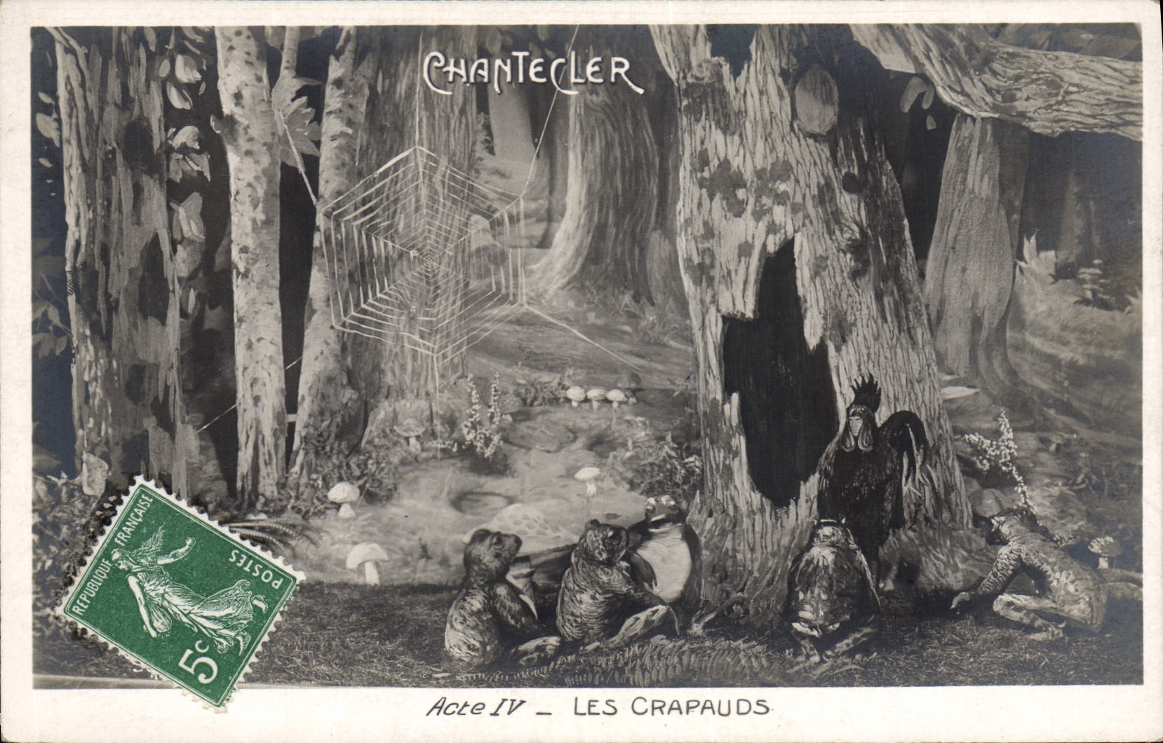 CPA Theatre Edmond Rostand Chantecler Les crapauds Grenouille