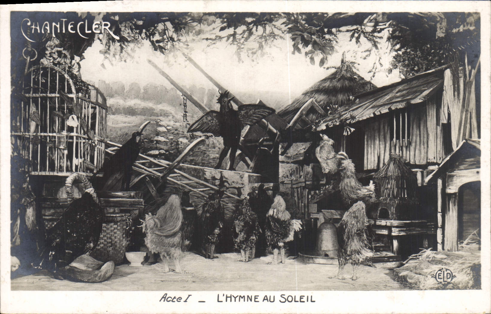 CPA Theatre Edmond Rostand Chantecler L'hymne au soleil