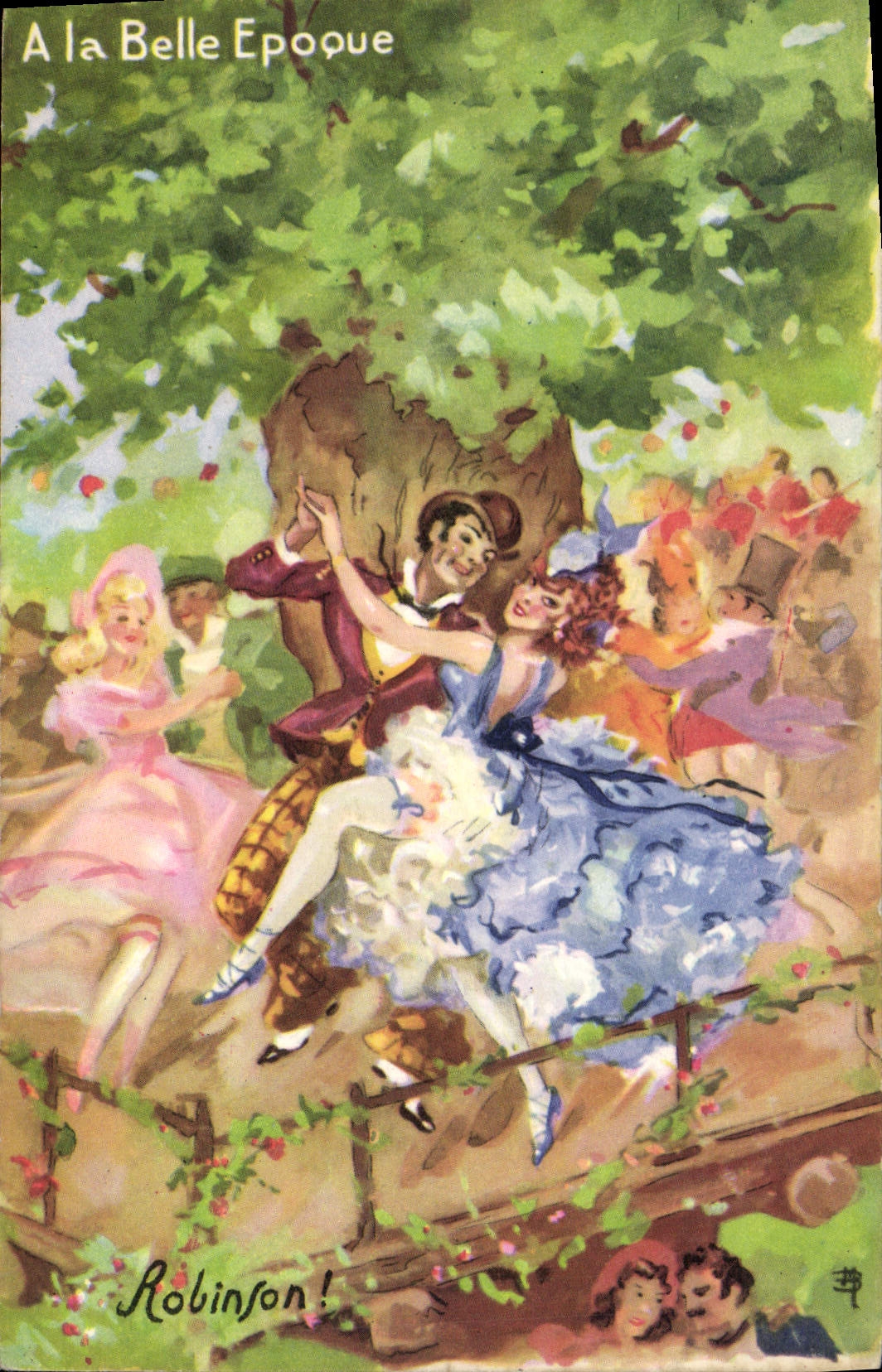 CPA Fantaisie Illustrateur A la belle epoque